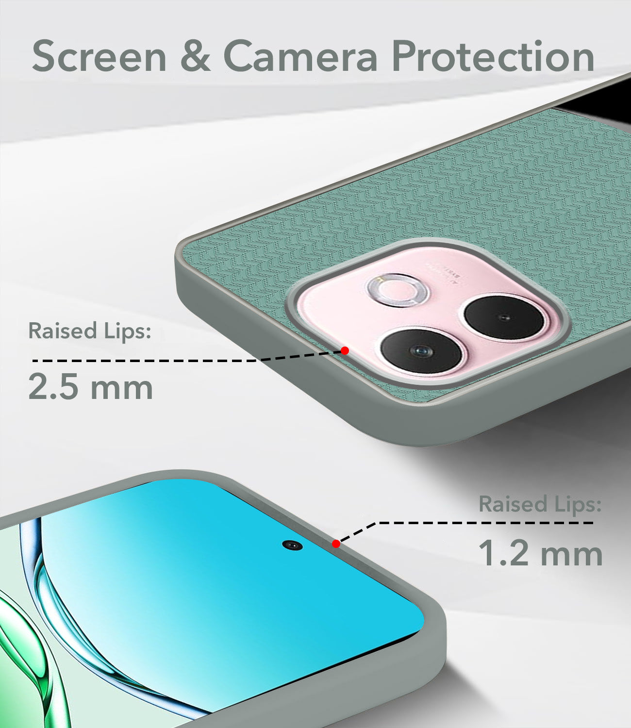 For Oppo A5 Pro Silicone Finish Back Cover Case (Premium Minimalist Professional Feel | Camera Protection Bump)