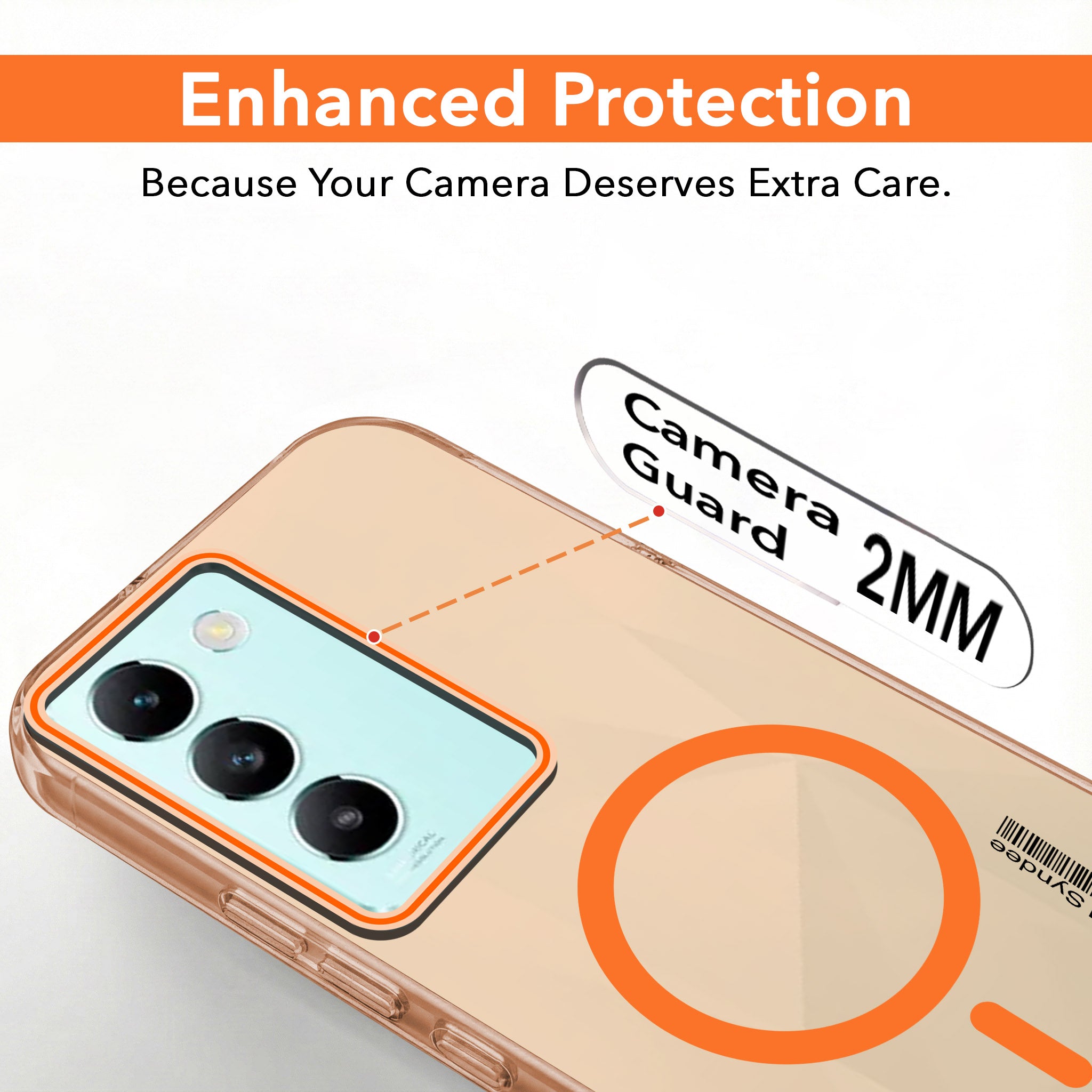 For Vivo T3 5G Back Cover Case (Soft Touch | Camera Bump Protection | MagSafe Compatible | Matte Finish)