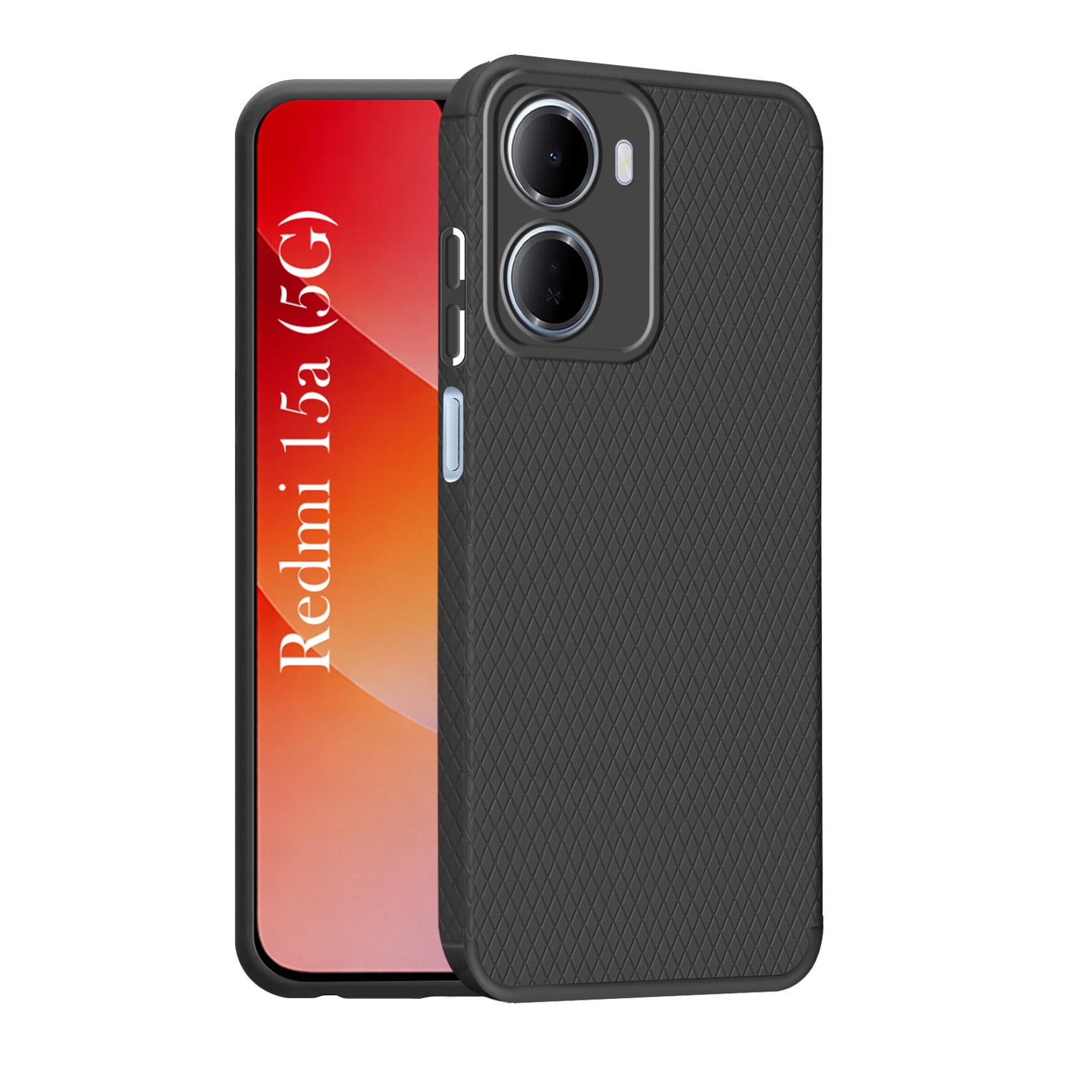 For Redmi 15A 5G Back Cover Case Liquid Silicone (Camera Protection | Side Grip Texture | Soft and Flexible)