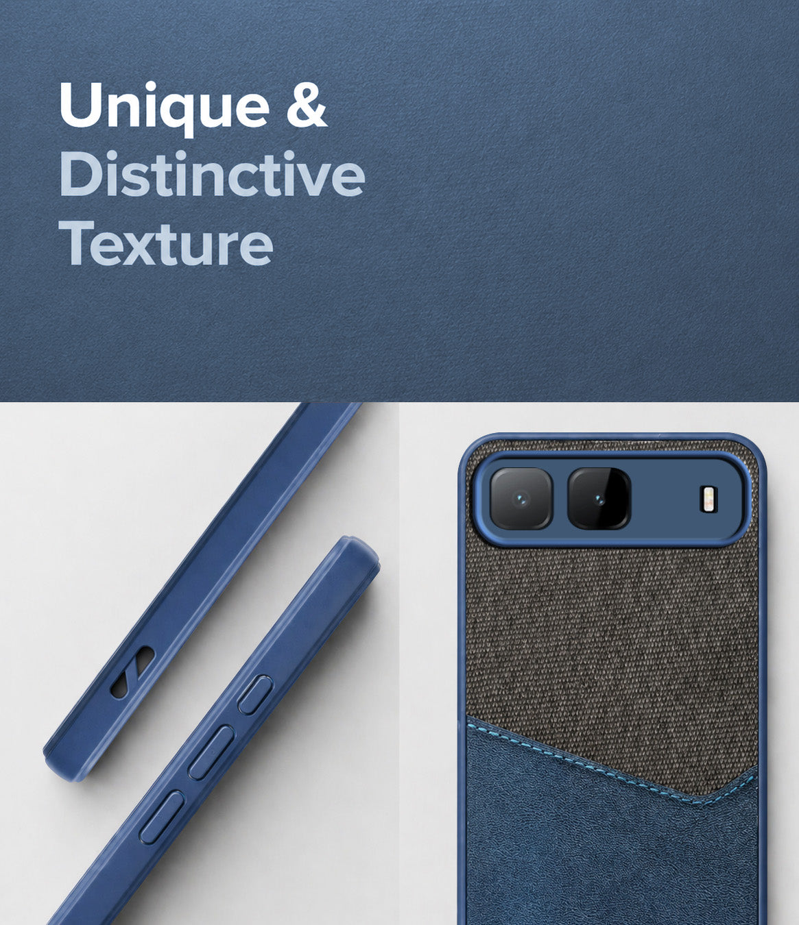 For Infinix Hot 60i 5G Back Cover Case (Dual PU Leather Stitch | Professional Minimalist | Soft and Flexible)