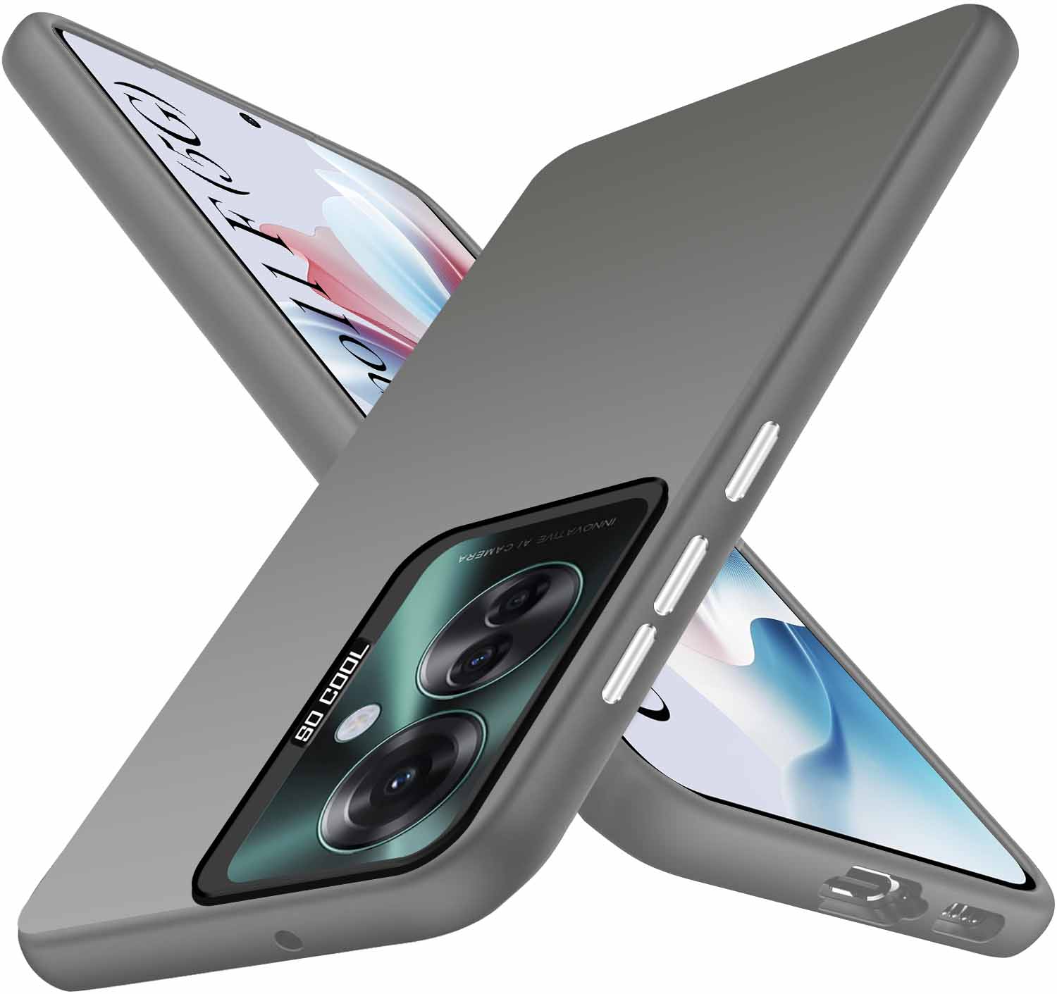 For Oppo Reno11 F 5G | Oppo Reno 11F 5G Hard Back Cover Case (Velvet Touch | Professional Glossy Finish | Camera Protection Bump)