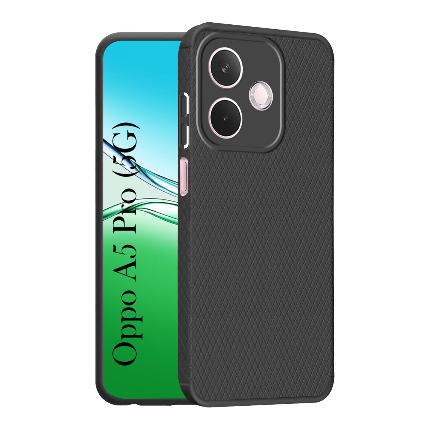For Oppo A5 Pro Back Cover Case (Liquid Silicone | Side Grip | Camera Protection)