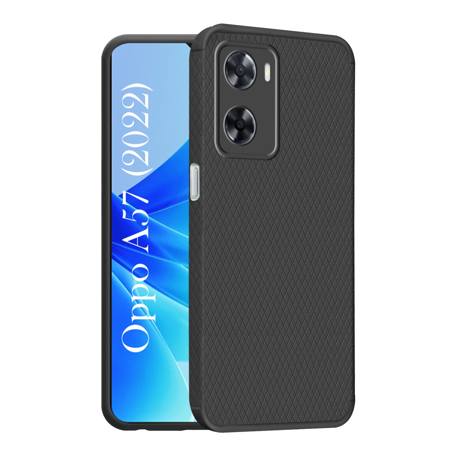 For Oppo A57 2022  Back Cover Case (Liquid Silicone | Side Grip | Camera Protection)