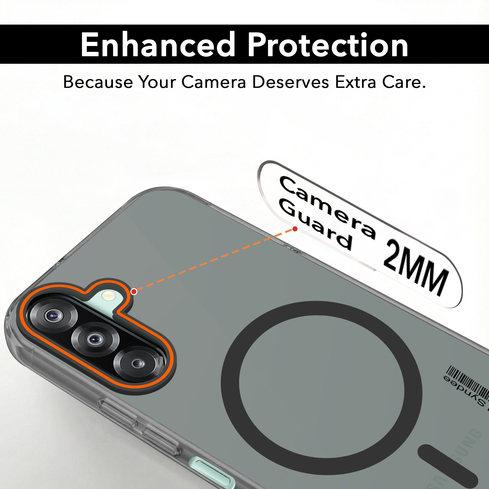 For Samsung Galaxy A26 5G Back Cover Case (Soft Touch | Camera Bump Protection | MagSafe Compatible | Matte Finish)