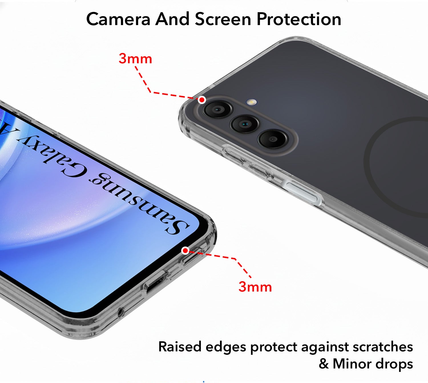 For Samsung Galaxy A15 5G Back Cover Case Silicone (Slim Paper Thin | Camera Protection Bump | Minimalist Professional | Soft Flexible)