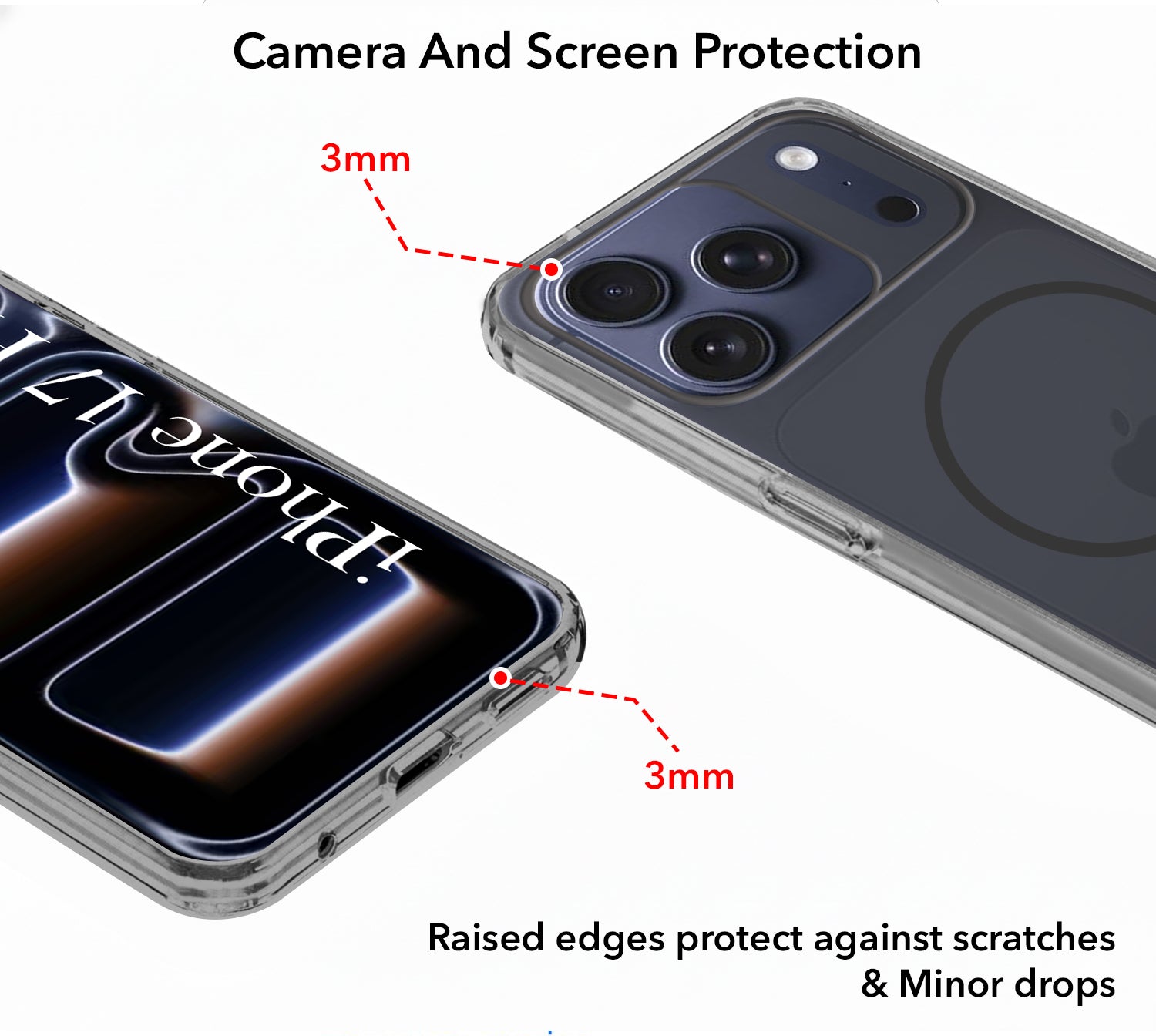 For Apple iPhone 17 Pro Back Cover Case Silicone (Slim Paper Thin | Camera Protection Bump | Minimalist Professional | Soft Flexible)