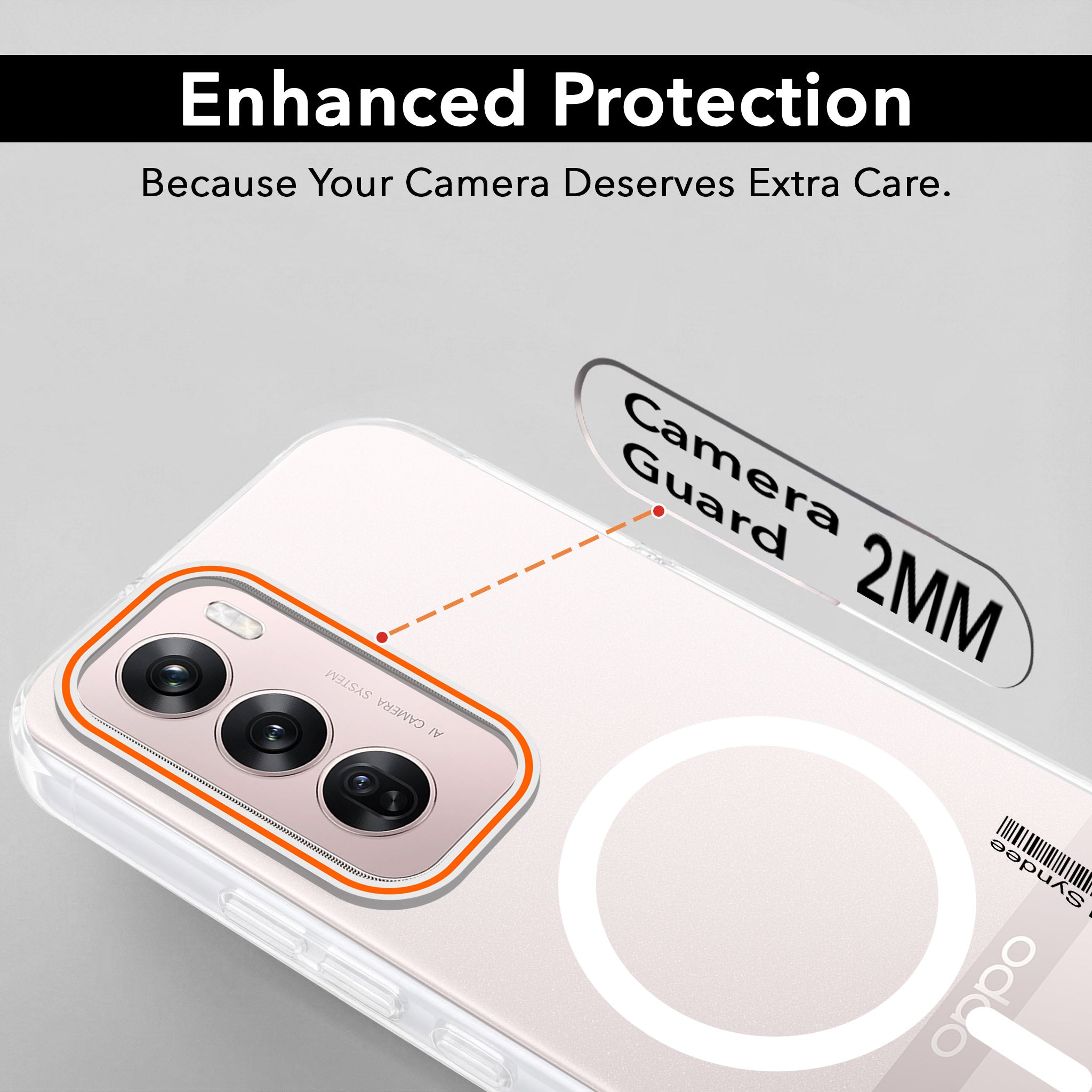 For Oppo Reno12 Pro 5G | Oppo Reno 12 Pro 5G Back Cover Case (Soft Touch | Camera Bump Protection | MagSafe Compatible | Matte Finish)
