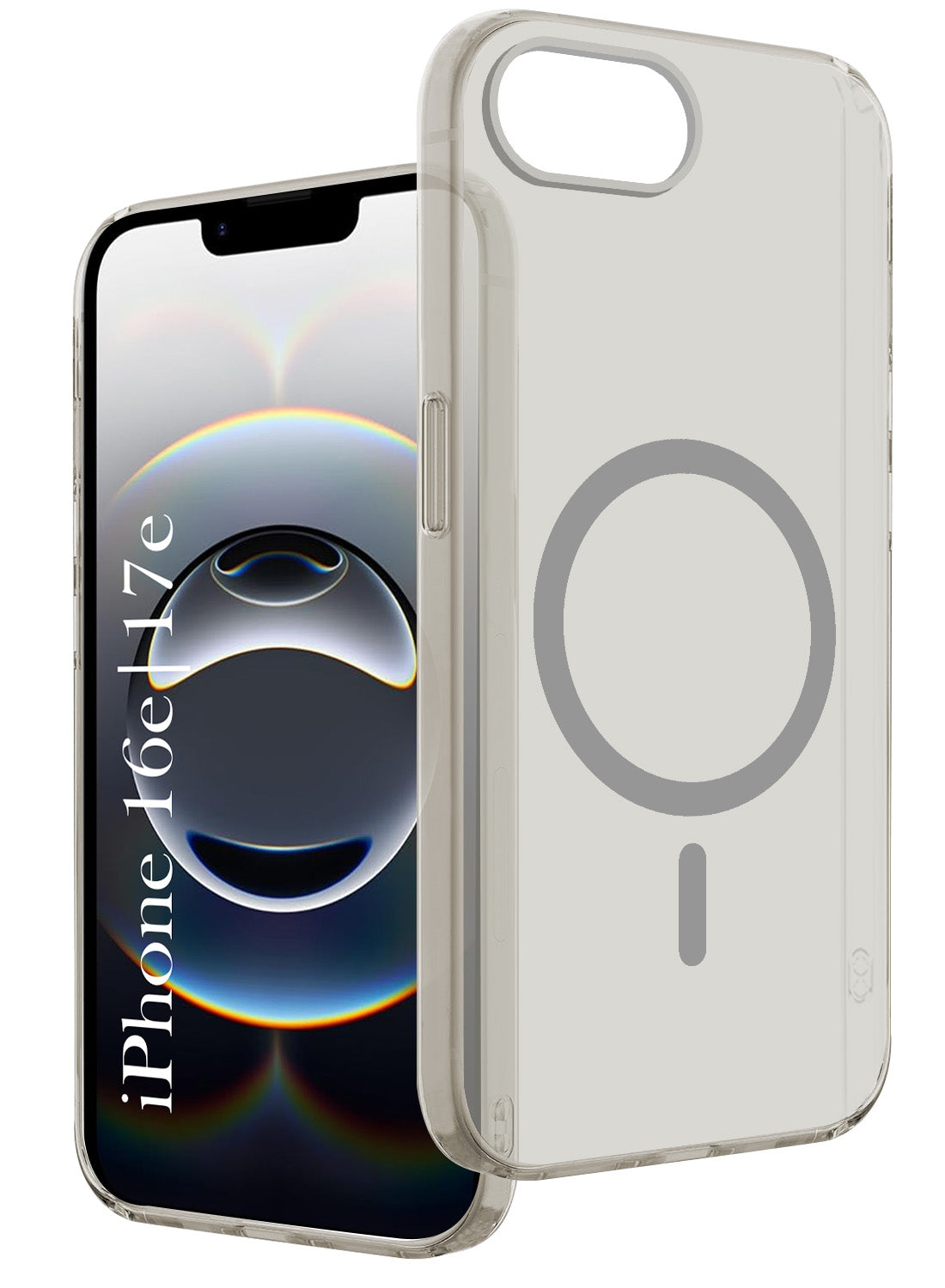 For iPhone 16e | iPhone 17e Back Cover Case (Frosted Matte Feel | MagSafe Compatible Wireless Charging | Polycarbonate Material)