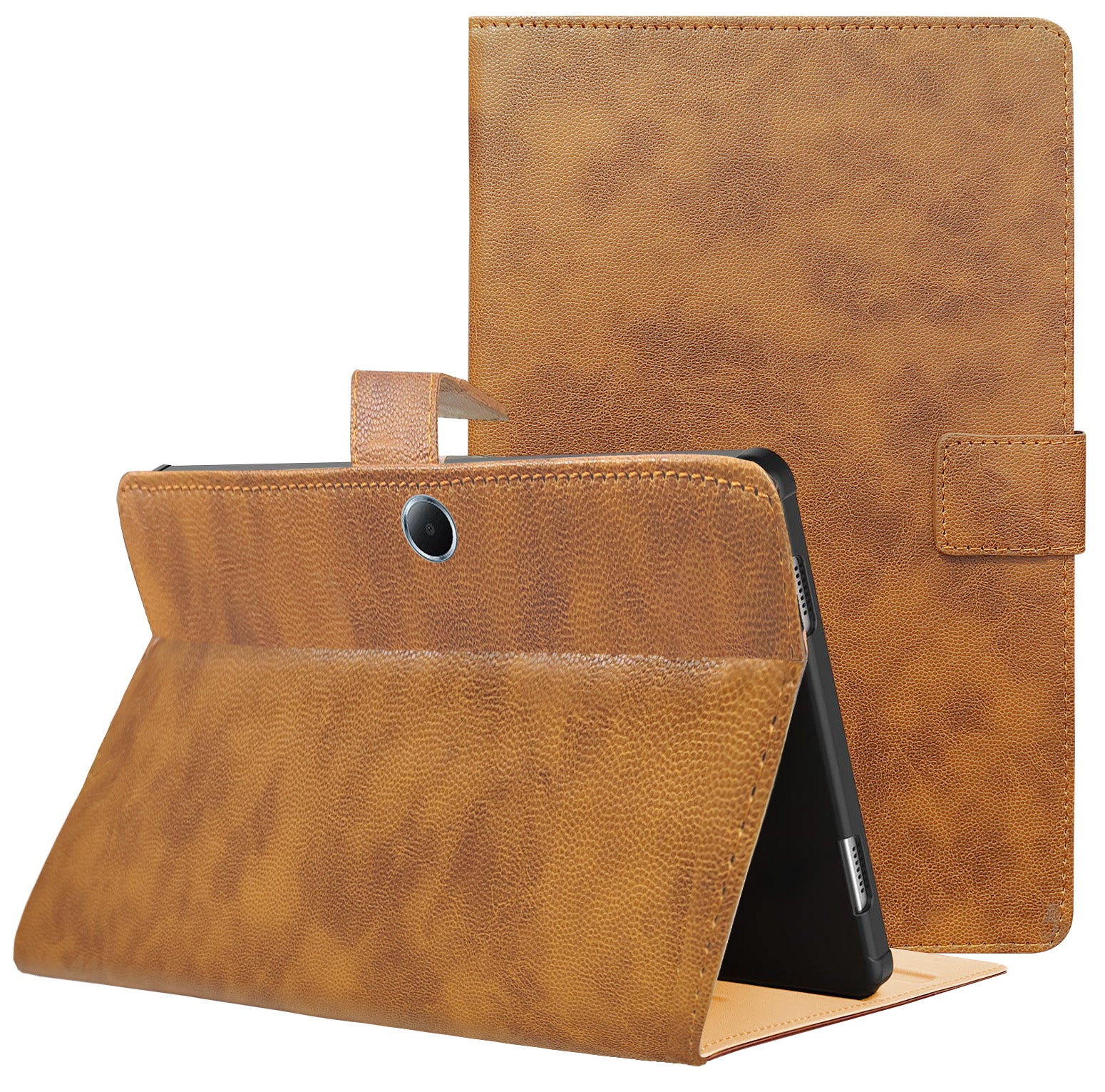 For OnePlus Pad Lite 11 Inch OPD2480 Flip Cover Folio Cover (PU Leather | Multi-Angle Smart Stand | Card Storage Slots | Silicone Back Pouch)