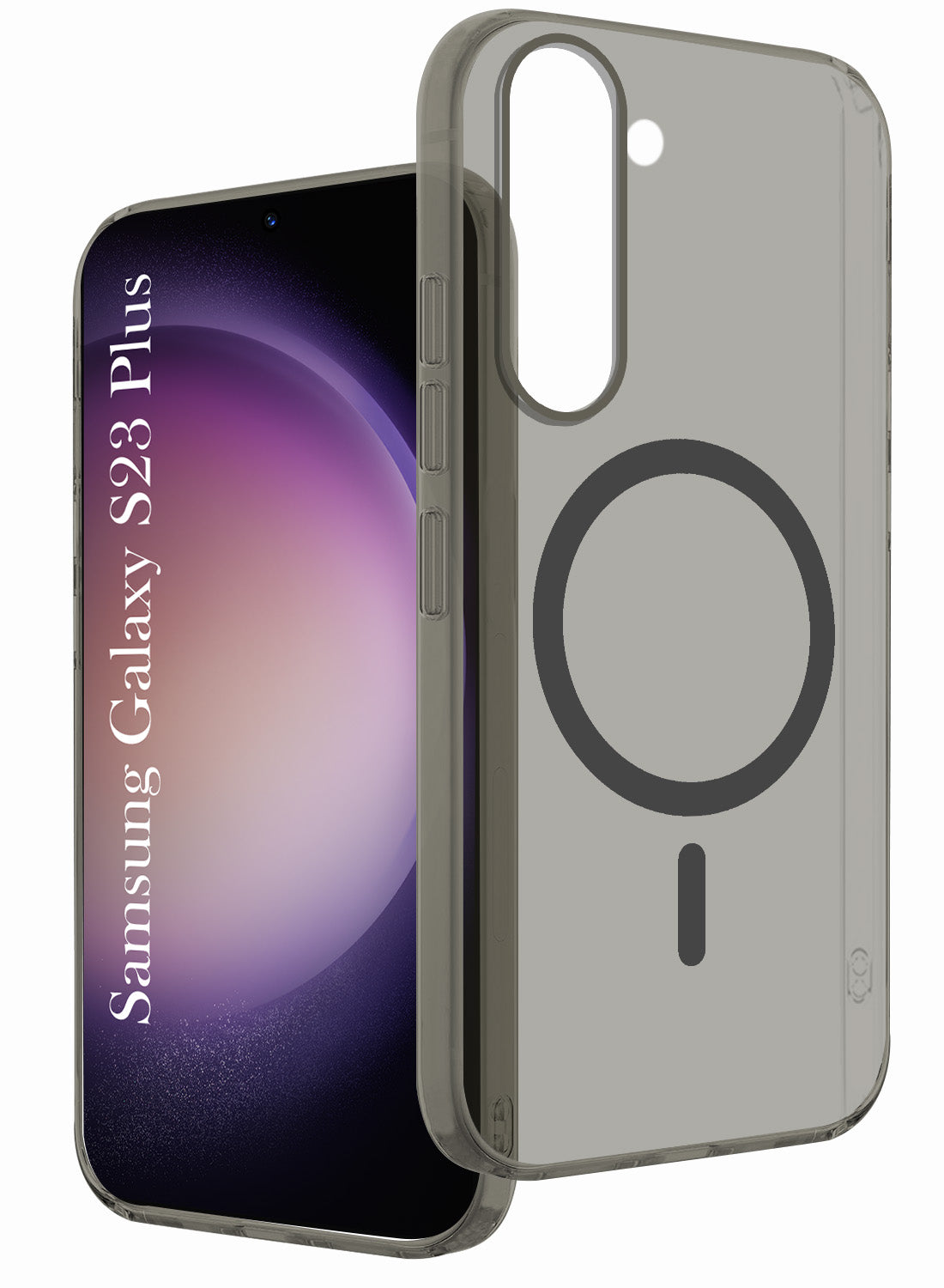 For Samsung Galaxy S23 Plus Back Cover Case Crystal (Frosted Matte Feel | MagSafe Compatible Wireless Charging)