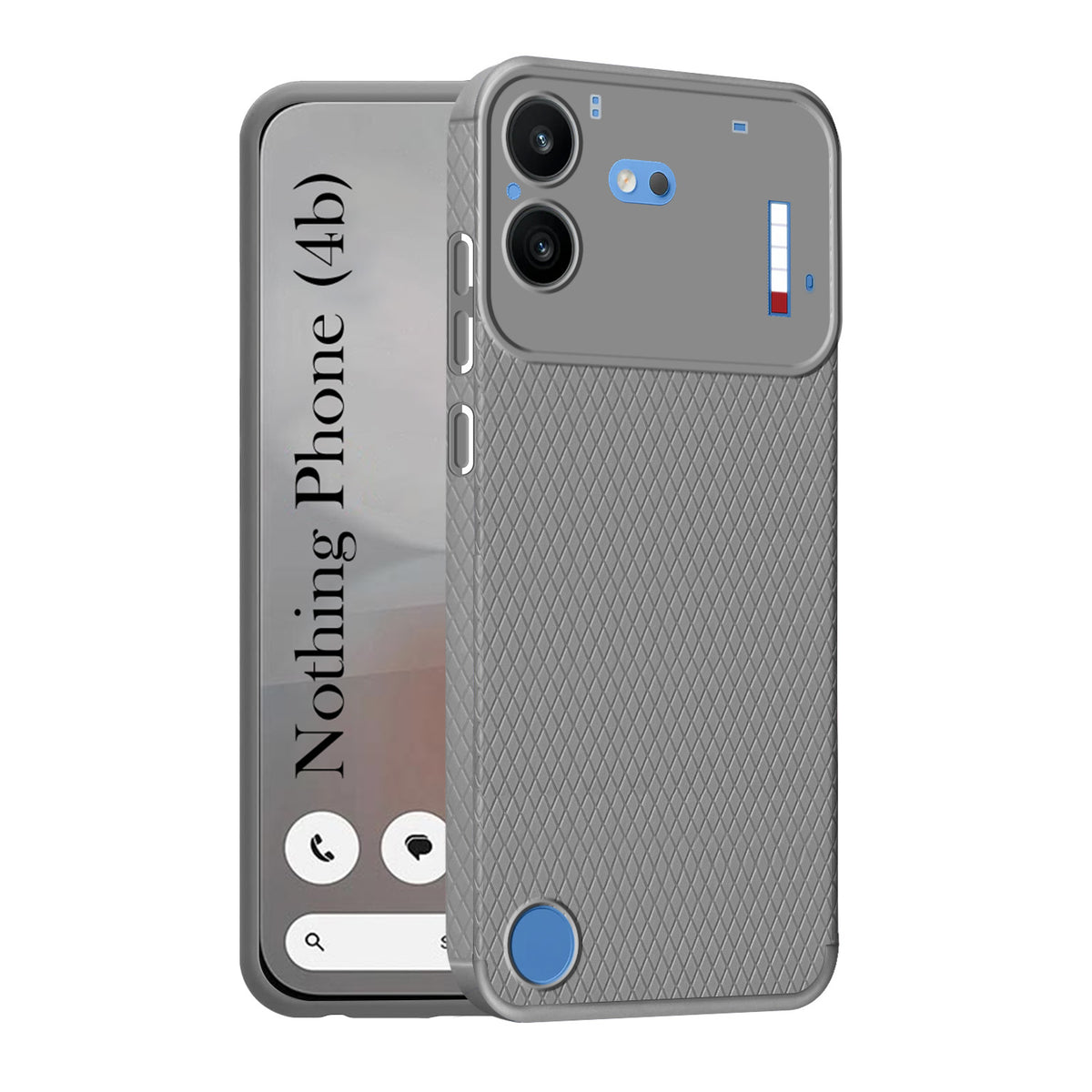 For Nothing Phone 4B 5G Back Cover Case Liquid Silicone (Camera Protection | Side Grip Texture | Soft and Flexible)