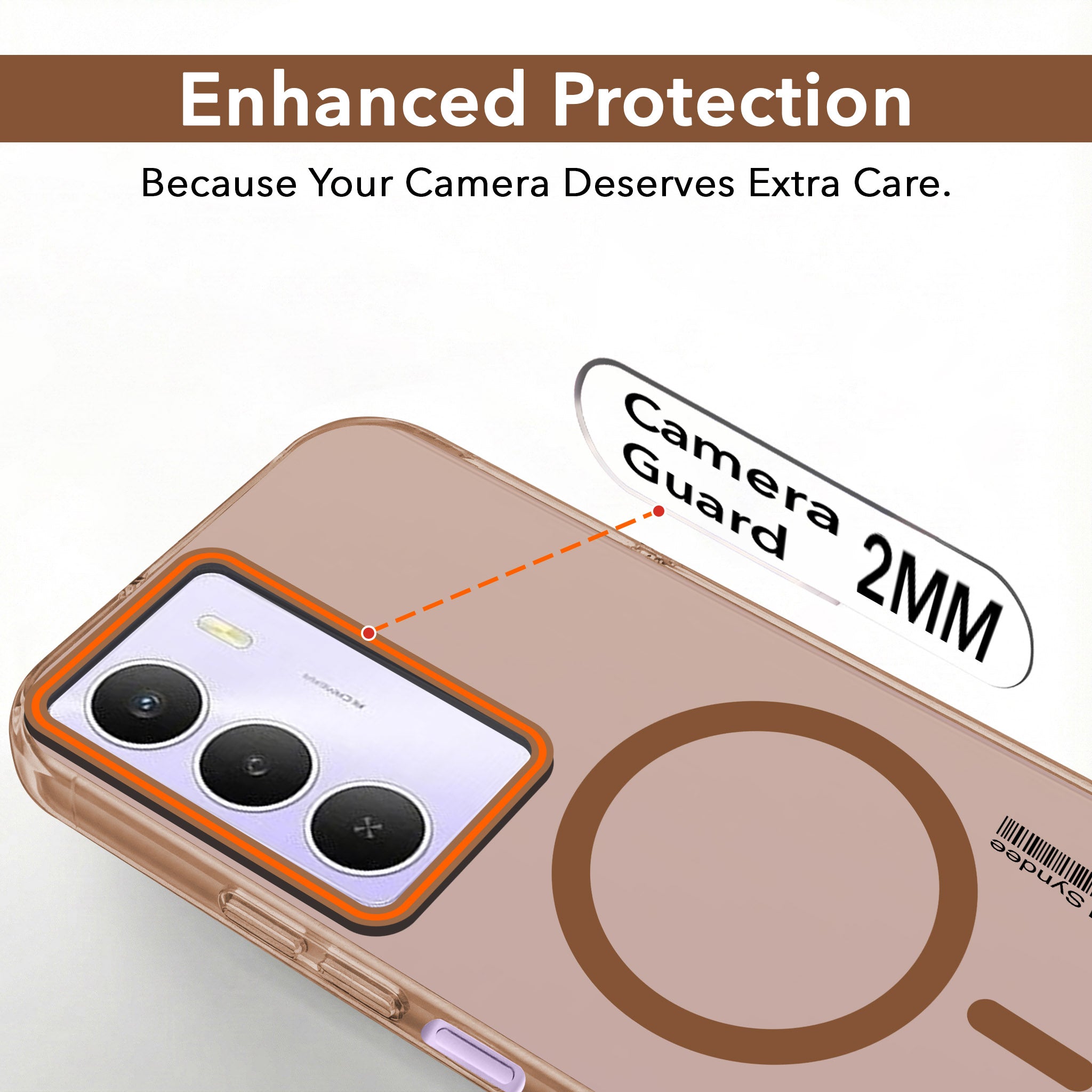 For Realme Narzo 80 Lite 5G Back Cover Case (Soft Touch | Camera Bump Protection | MagSafe Compatible | Matte Finish)