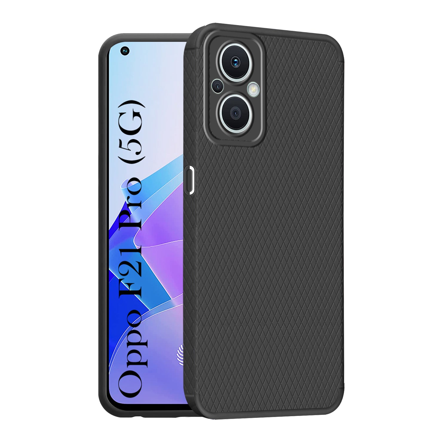 For Oppo F21 Pro 5G Back Cover Case (Liquid Silicone | Side Grip | Camera Protection)