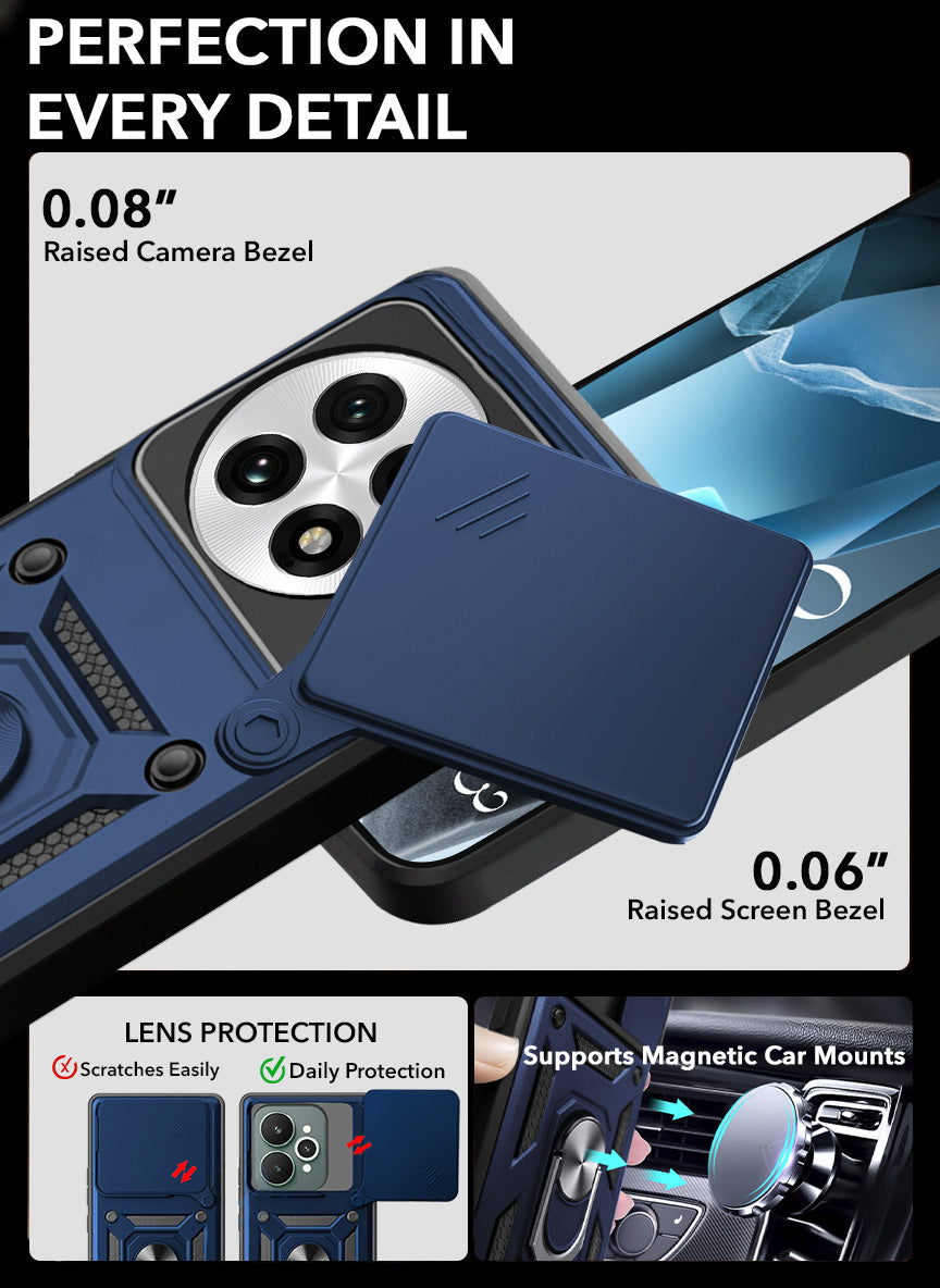 For OnePlus 13 Back Cover Case (Hybrid Dual Armor Polycarbonate)