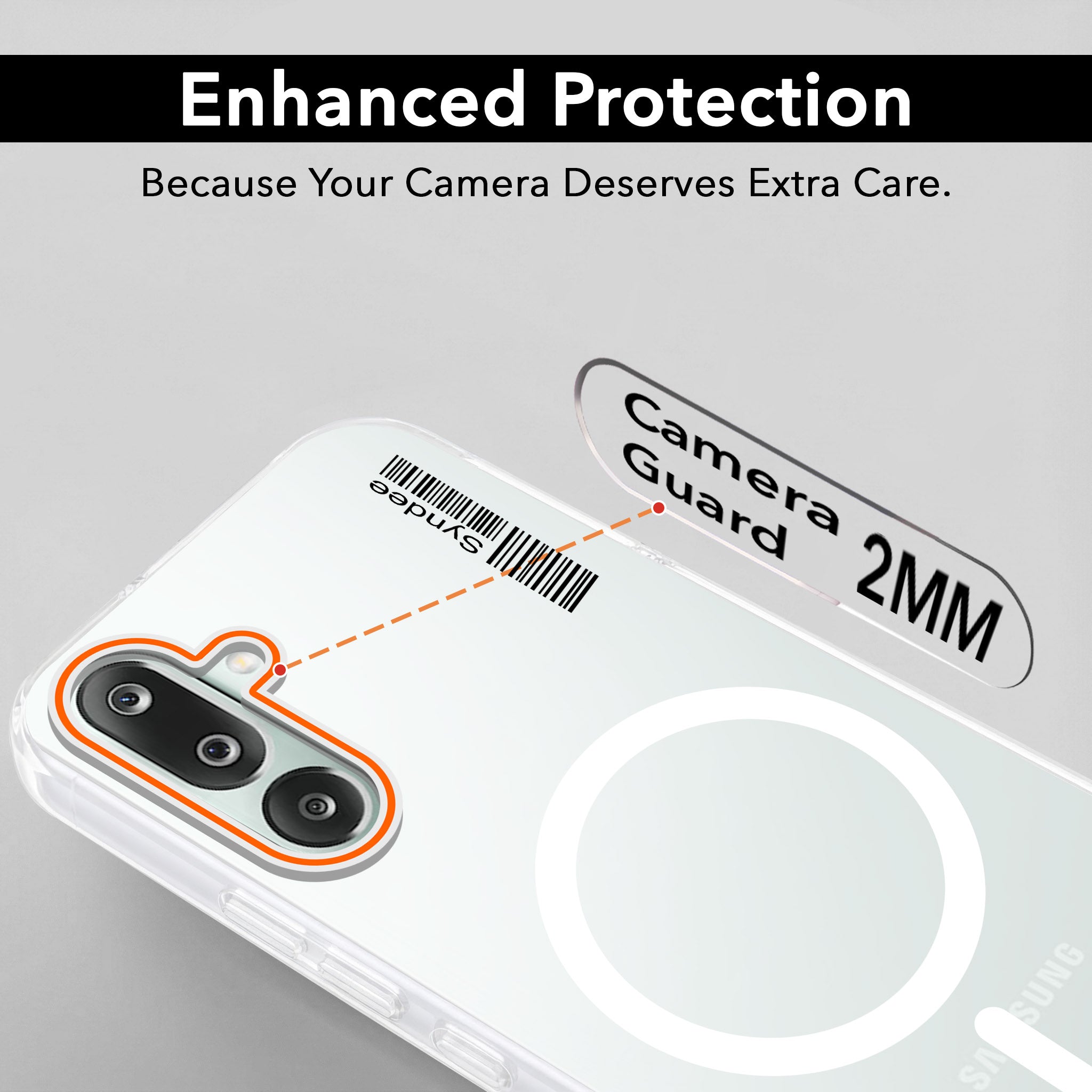 For Samsung Galaxy M36 | Samsung Galaxy F36 Back Cover Case (Soft Touch | Camera Bump Protection | MagSafe Compatible | Matte Finish)