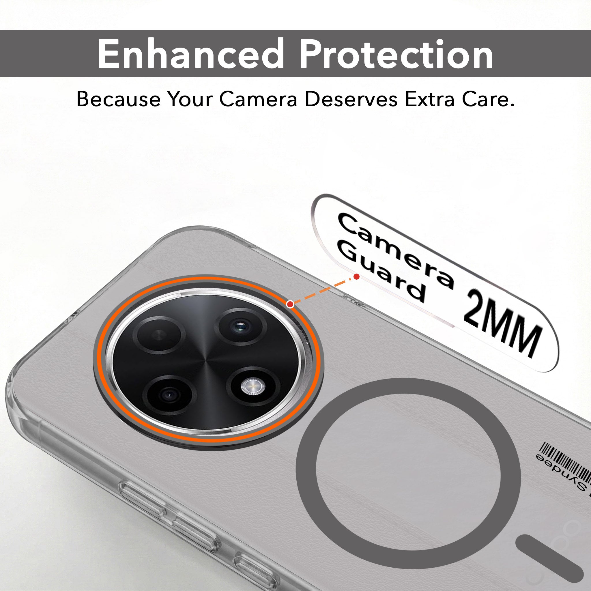 For Oppo F27 Pro | Oppo F27 Pro Plus Back Cover Case (Soft Touch | Camera Bump Protection | MagSafe Compatible | Matte Finish)