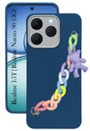 For Realme 15T | Realme Narzo 90 Back Cover Case (Wrist Hanging Chain | Teddy Bracelet Charms | Dual Color Matte Finish | Full Camera Protection | Sleek and Professional)