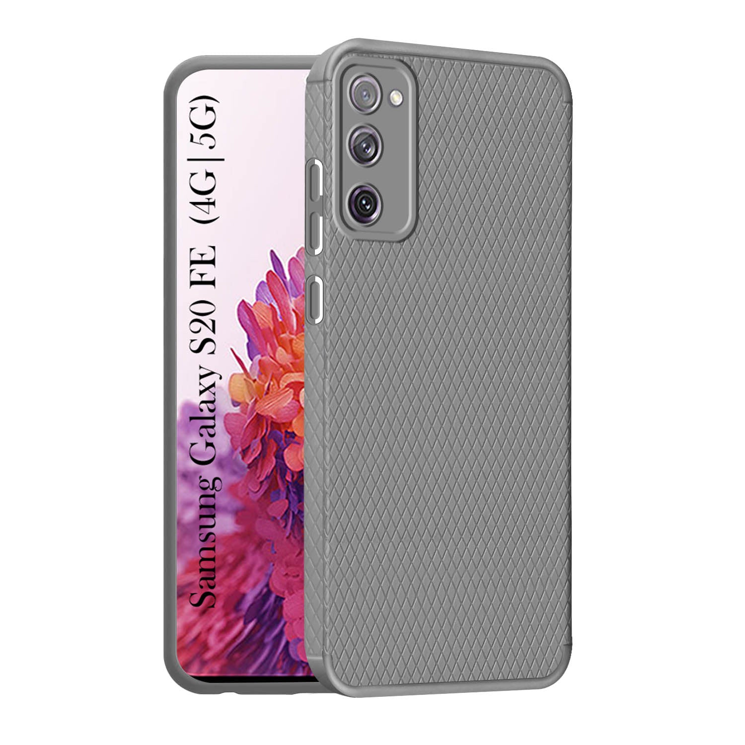 For Samsung Galaxy S20 FE 4G | S20 FE 5G Back Cover Case (Liquid Silicone | Side Grip | Camera Protection)