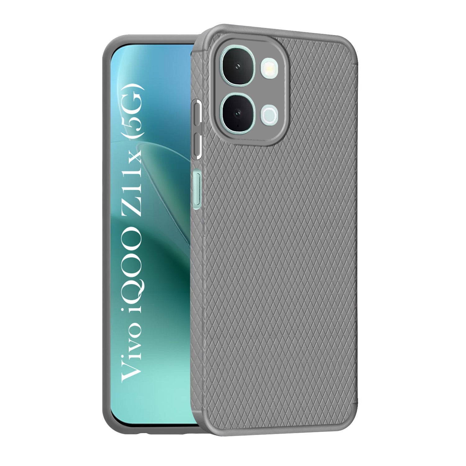 For Vivo iQOO Z11x 5G Back Cover Case Liquid Silicone (Camera Protection | Side Grip Texture | Soft and Flexible)