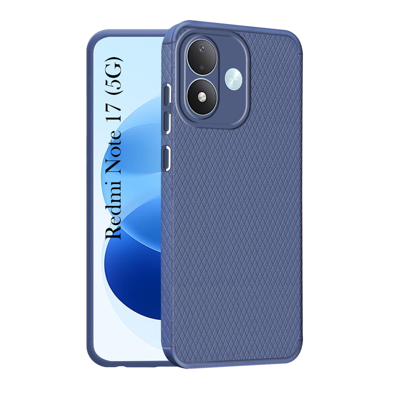For Redmi Note 17 5G Back Cover Case Liquid Silicone (Camera Protection | Side Grip Texture | Soft and Flexible)