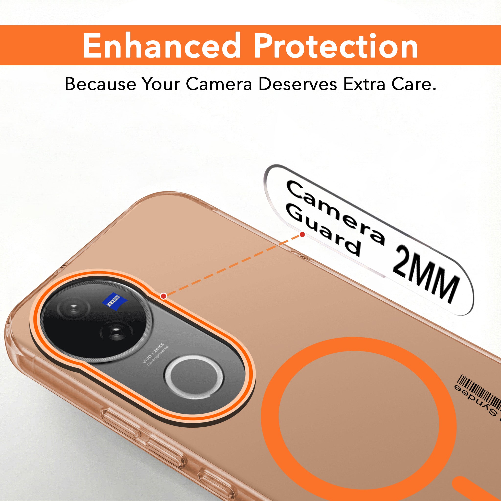 For Vivo V50 | Vivo V50e Back Cover Case (Soft Touch | Camera Bump Protection | MagSafe Compatible | Matte Finish)