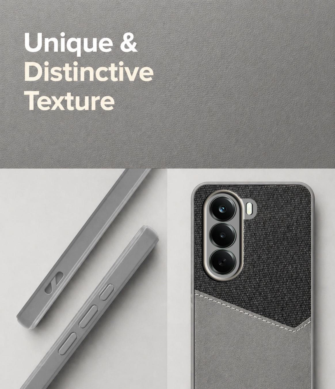 For OnePlus Nord CE 6 Lite Back Cover Case (Dual PU Leather Stitch | Professional Minimalist | Soft and Flexible)