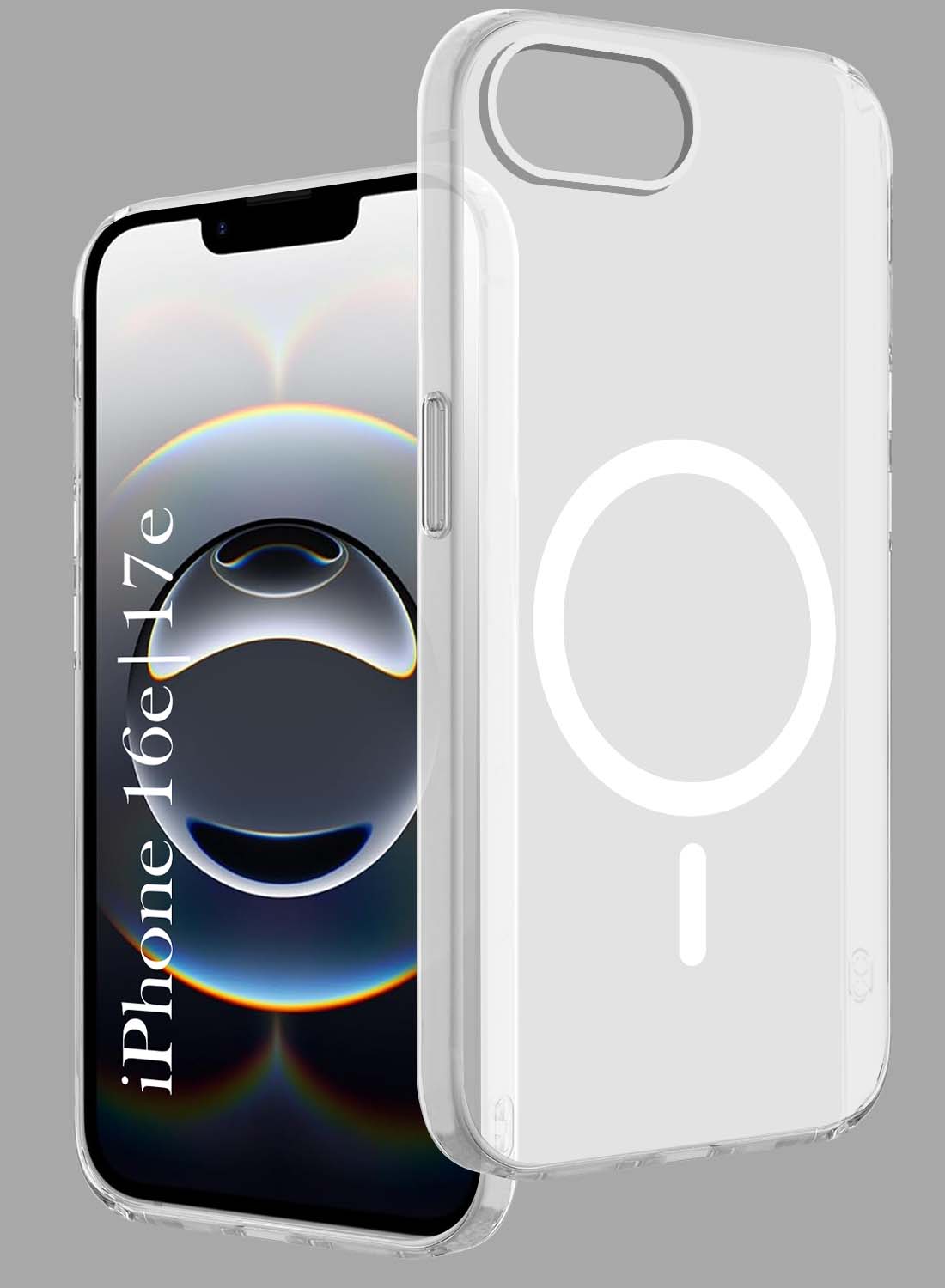 For iPhone 16e | iPhone 17e Back Cover Case (Frosted Matte Feel | MagSafe Compatible Wireless Charging | Polycarbonate Material)