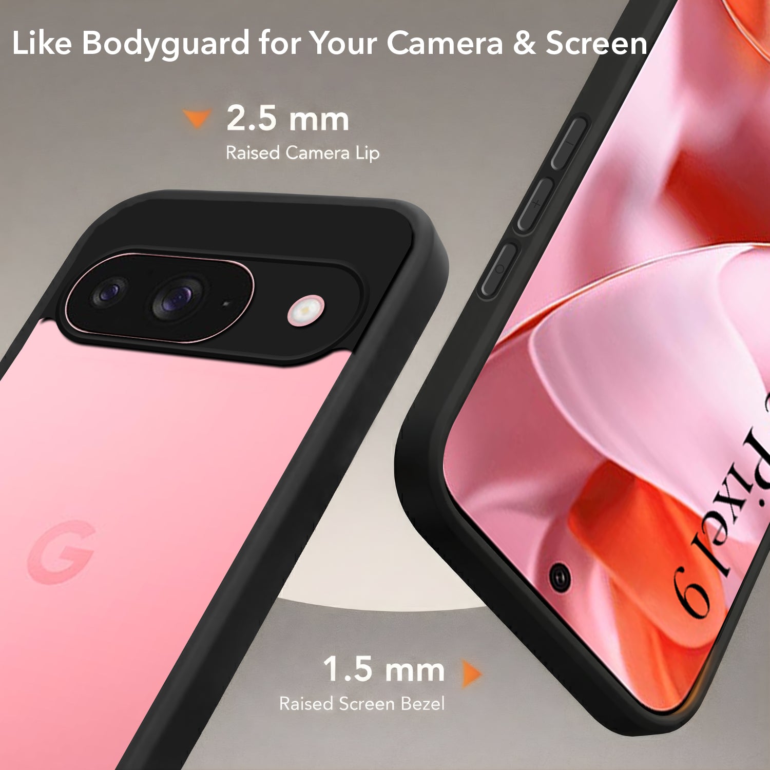 For Google Pixel 9 Back Cover Case (Built-in Stand | Lifetime Anti Yellow | Kickstand Shockproof | Camera Protection | MagSafe Compatible)