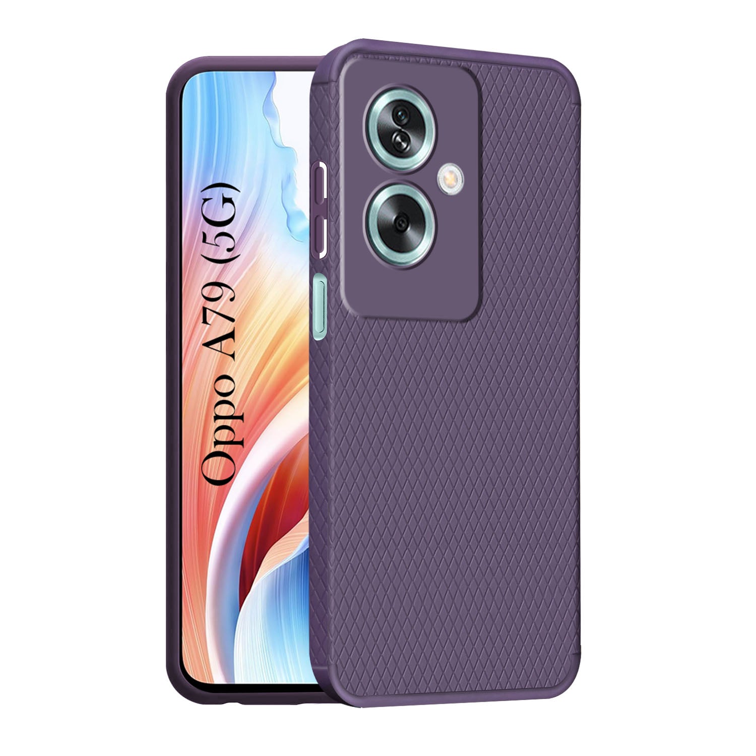 For Oppo A79 5G Back Cover Case (Liquid Silicone | Side Grip | Camera Protection)