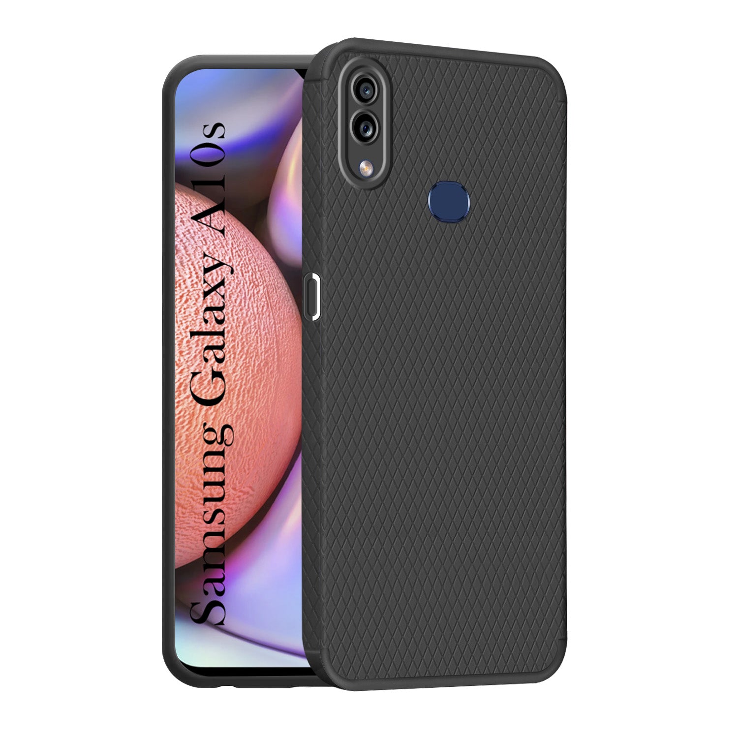 For Samsung Galaxy A10s Back Cover Case Liquid Silicone (Camera Protection | Side Grip Texture | Soft and Flexible)
