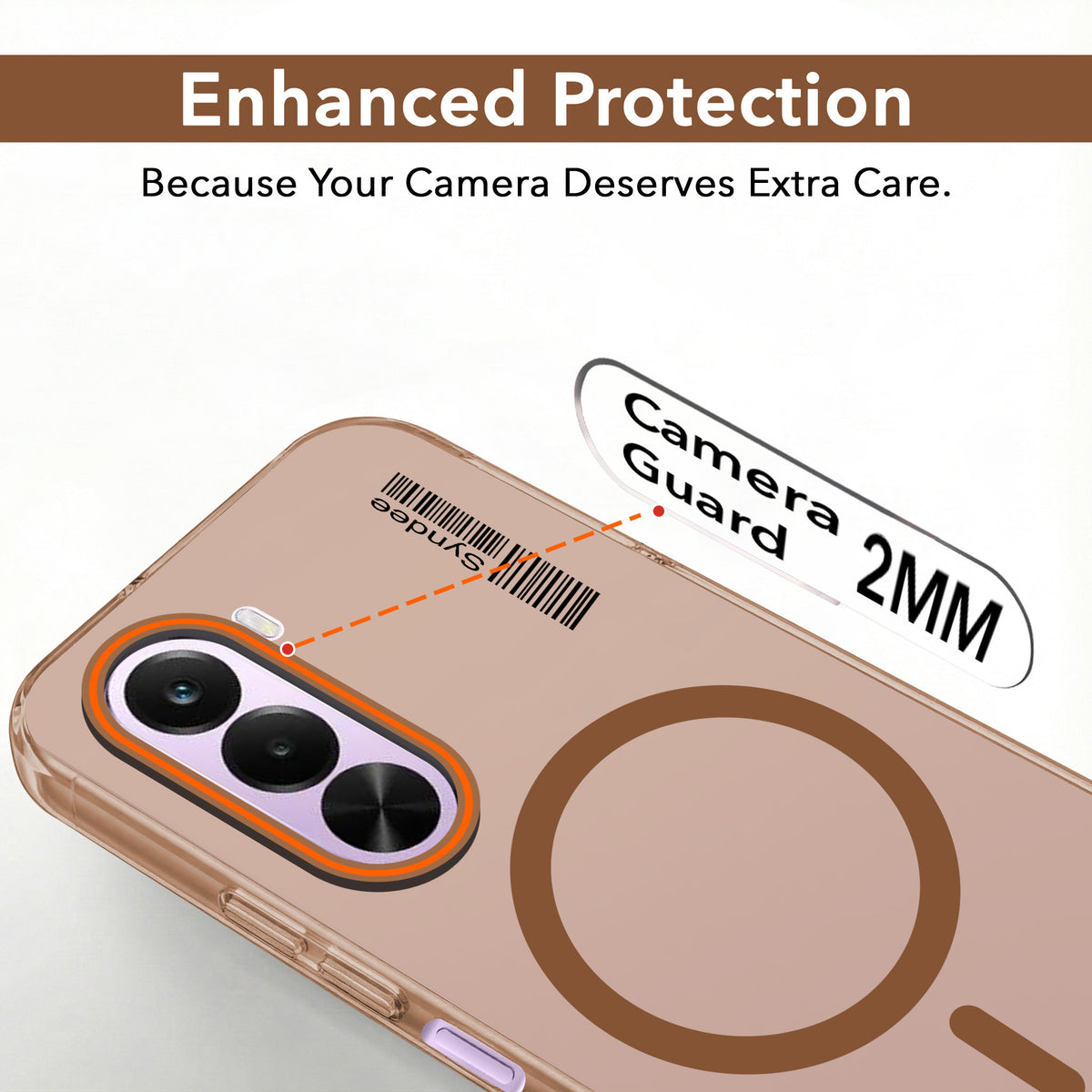 For Realme P4x Back Cover Case (Soft Touch | Camera Bump Protection | MagSafe Compatible | Matte Finish)