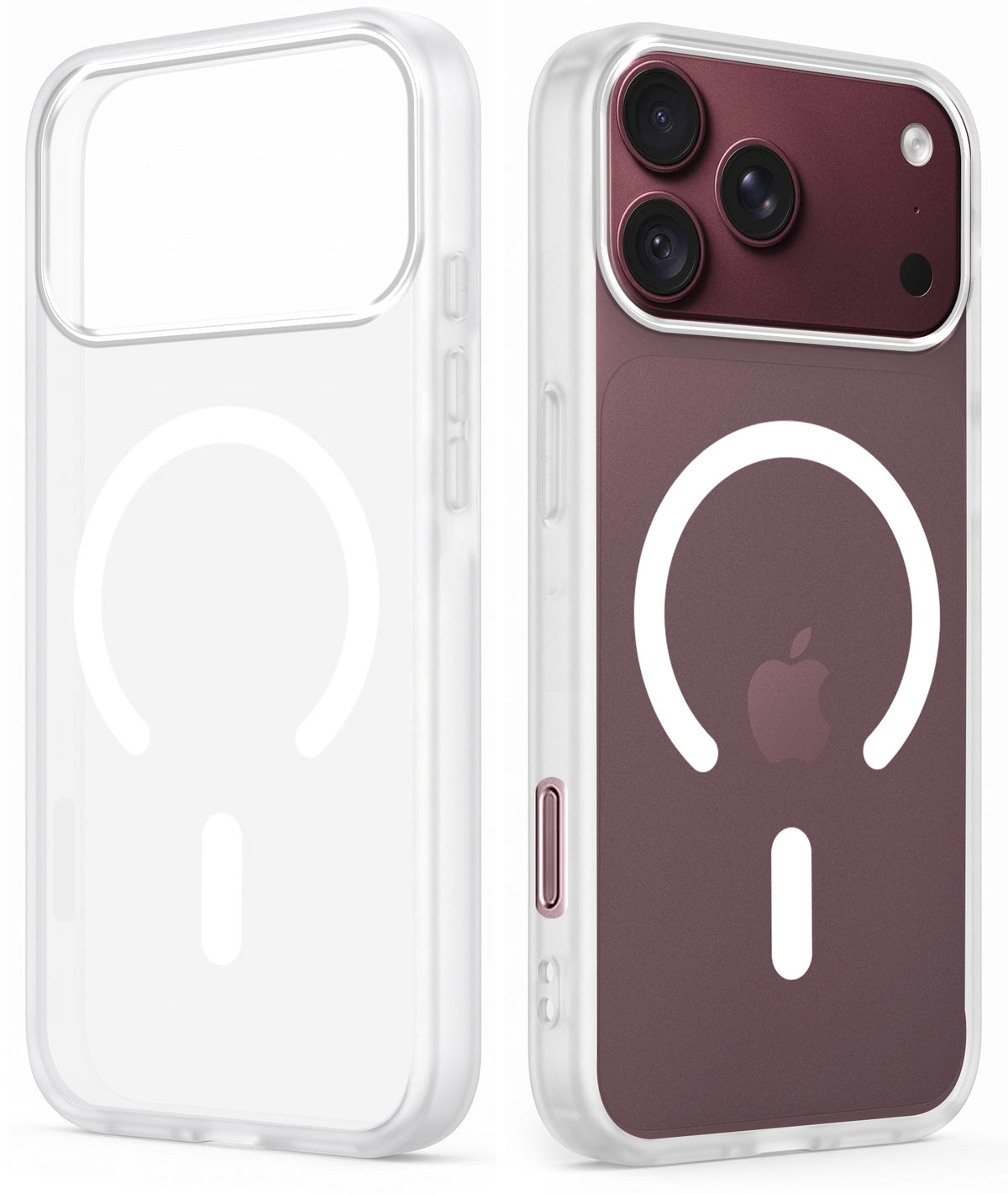 For Apple iPhone 18 Pro Max Matte Finish Back Case Cover (MagSafe Compatible | Translucent Soft Touch | Slim and Unbreakable)