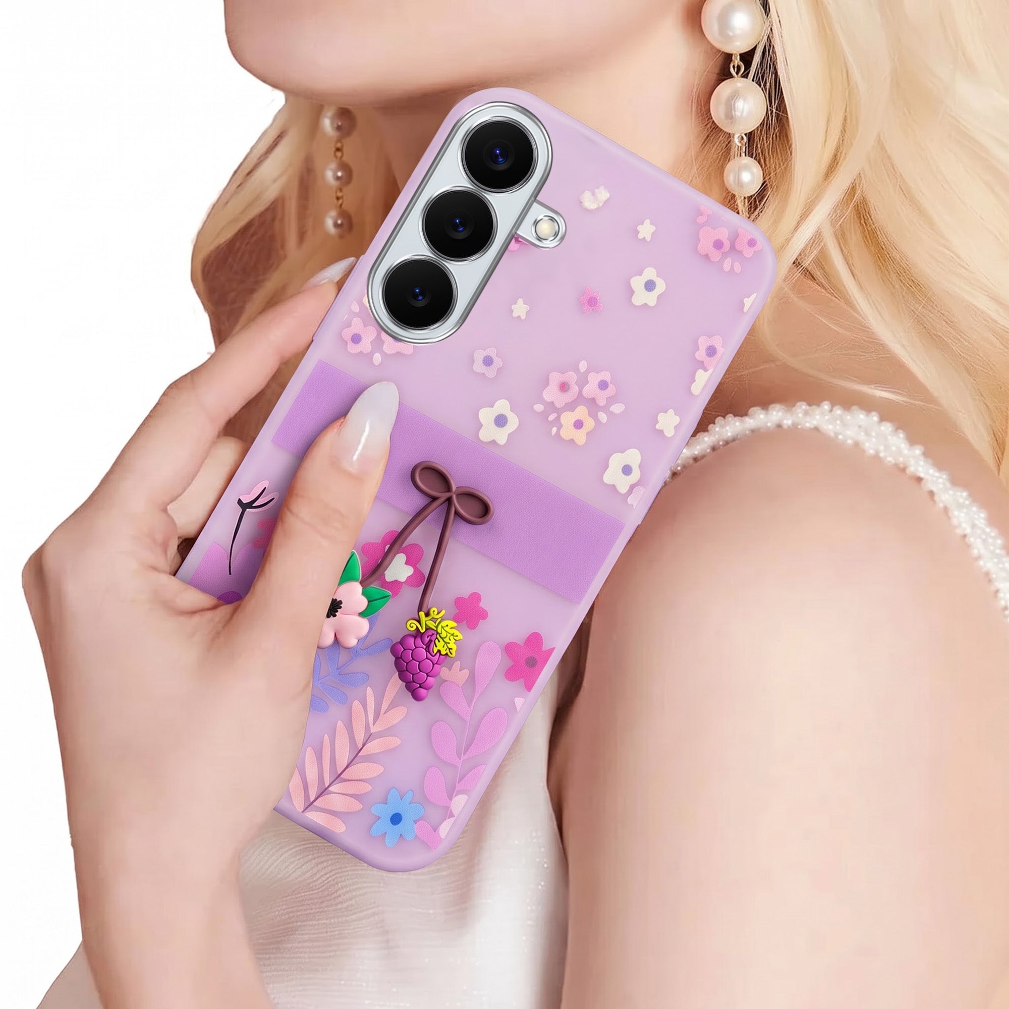 For Samsung Galaxy S26 5G Back Cover Case (3D Cute Cartoons | Hard Back Side Soft | Matte Premium Finish | HD Printing)