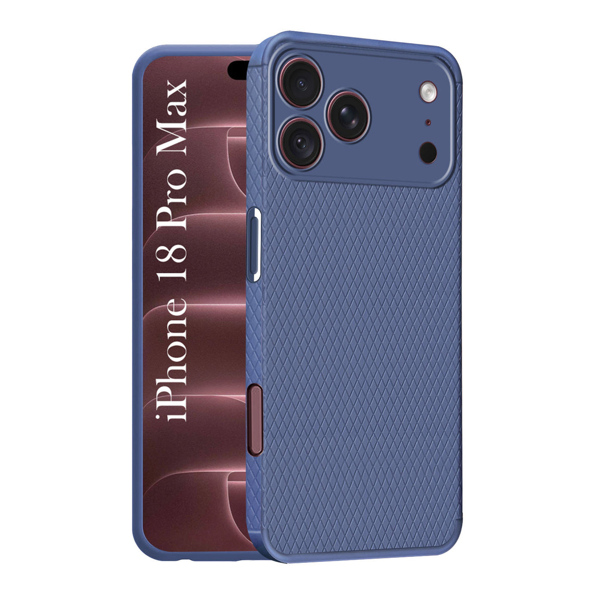 For Apple iPhone 18 Pro Max Back Cover Case  (Liquid Silicone | Side Grip | Camera Protection)