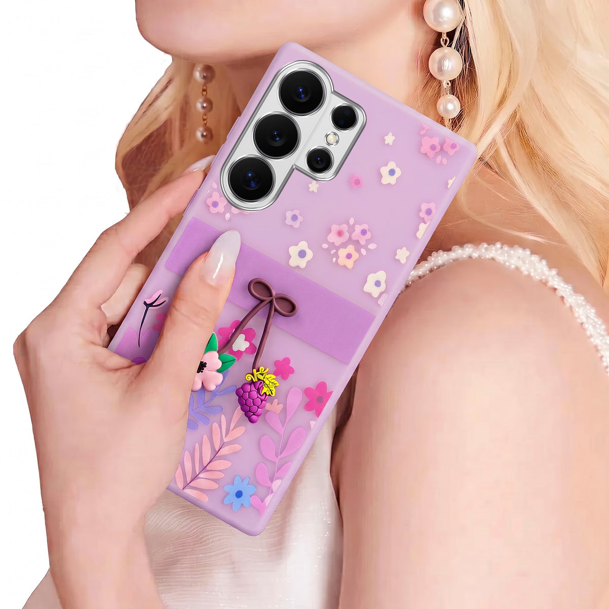 For Samsung Galaxy S26 Ultra Back Cover Case (3D Cute Cartoons | Hard Back Side Soft | Matte Premium Finish | HD Printing)
