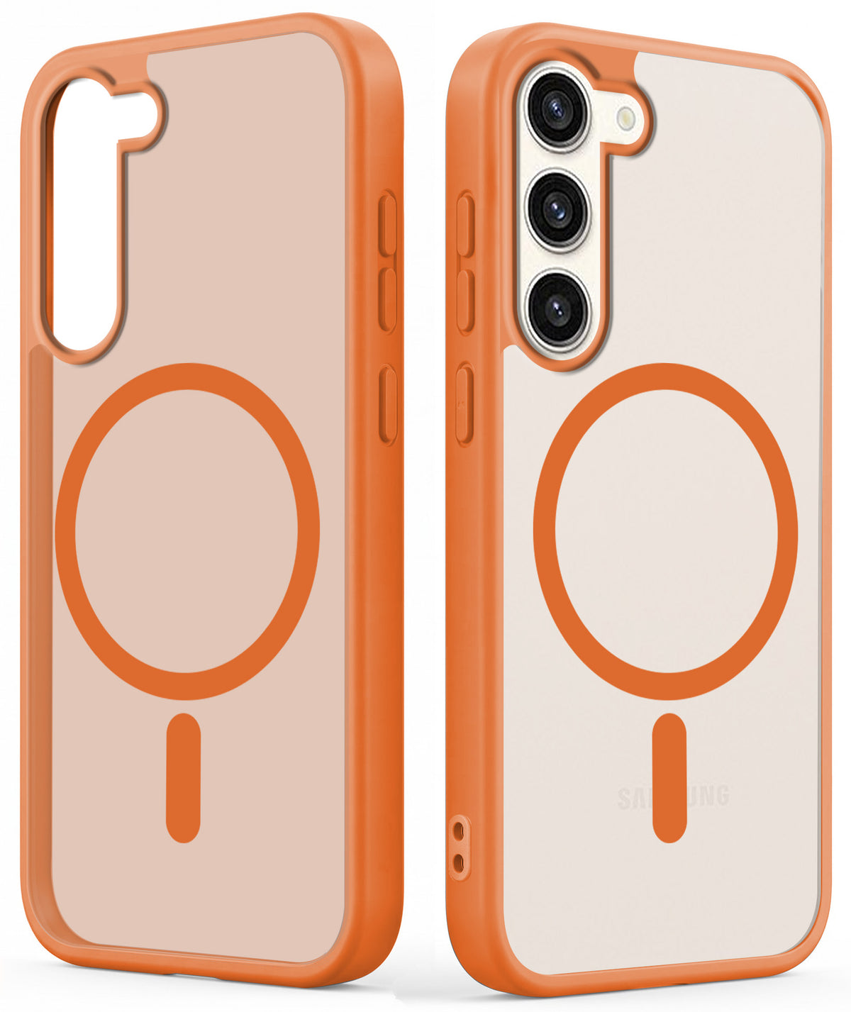For Samsung Galaxy S23 Plus Matte Finish Back Case Cover (MagSafe Compatible | Translucent Soft Touch | Slim and Unbreakable)