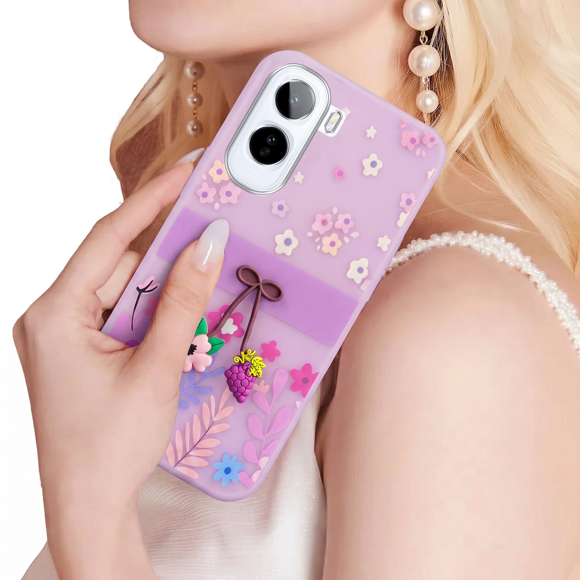 For Vivo T5 Pro 5G Back Cover Case (3D Cute Cartoons | Hard Back Side Soft | Matte Premium Finish | HD Printing)