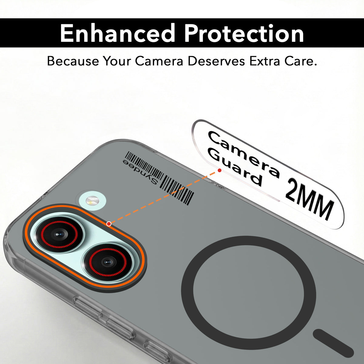 For Redmi Turbo 5 Back Cover Case (Soft Touch | Camera Bump Protection | MagSafe Compatible | Matte Finish)