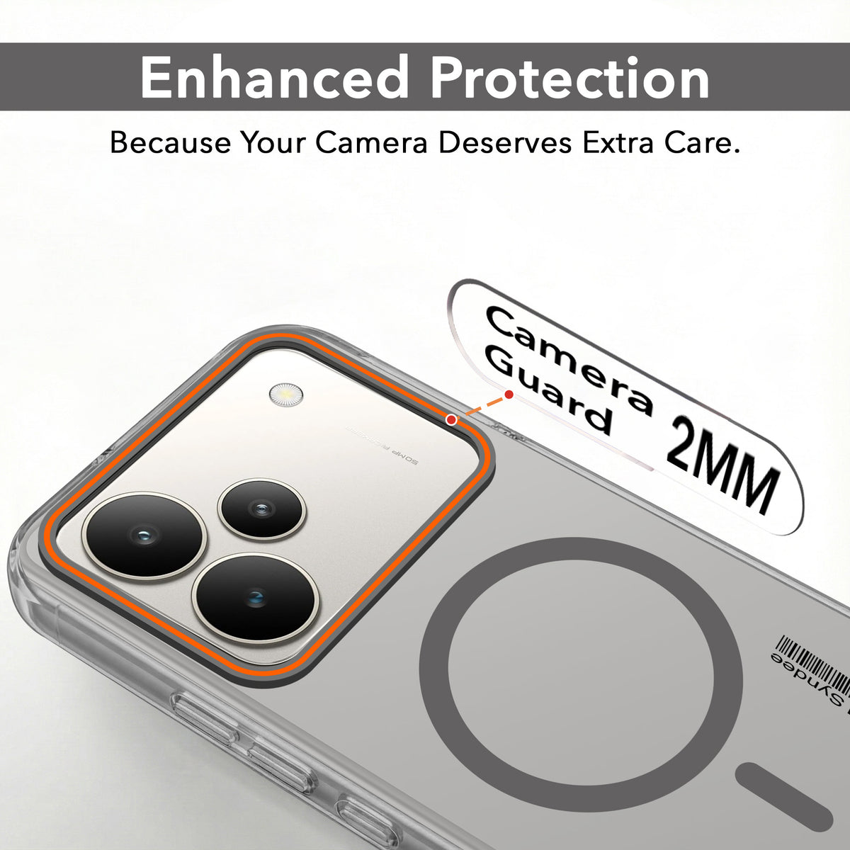 For Realme P4 Back Cover Case (Soft Touch | Camera Bump Protection | MagSafe Compatible | Matte Finish)