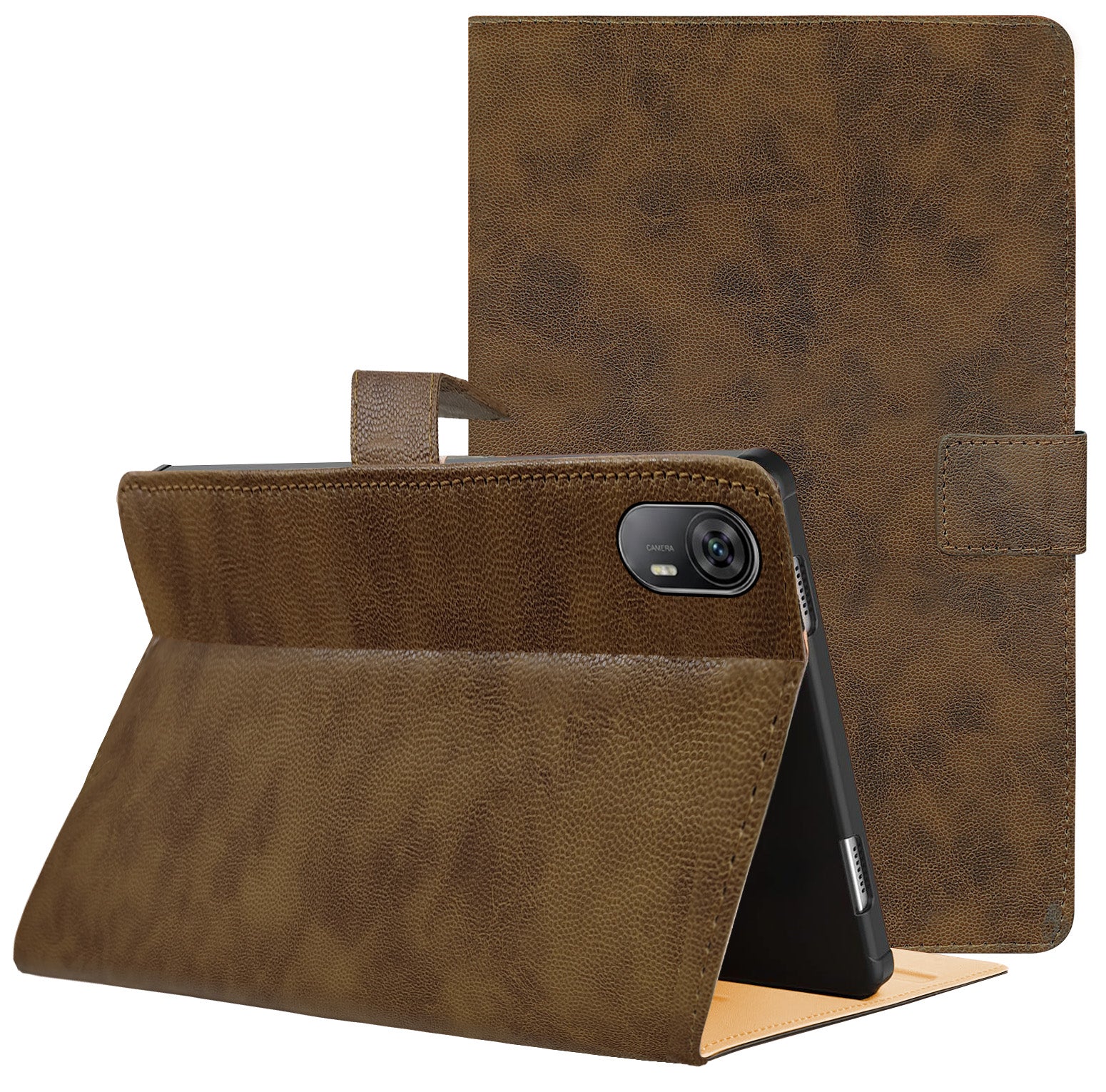 For Acer One T10-22L 10.36 Inch Flip Cover Folio Cover (PU Leather | Multi-Angle Smart Stand | Card Storage Slots | Silicone Back Pouch)