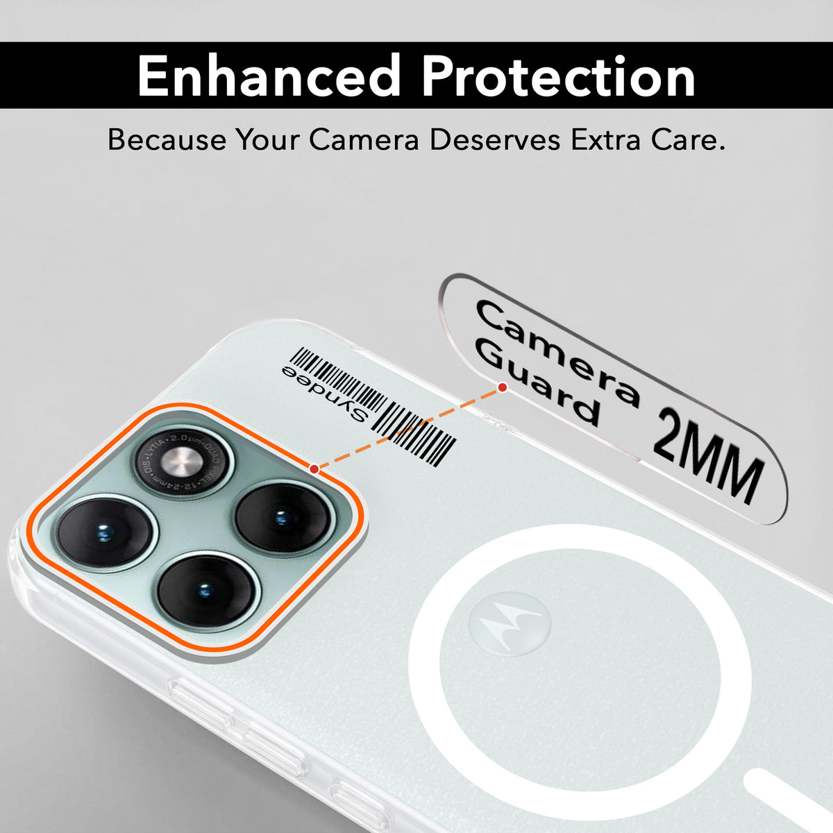 For Motorola Moto Edge 70 Back Cover Case (Soft Touch | Camera Bump Protection | MagSafe Compatible | Matte Finish)