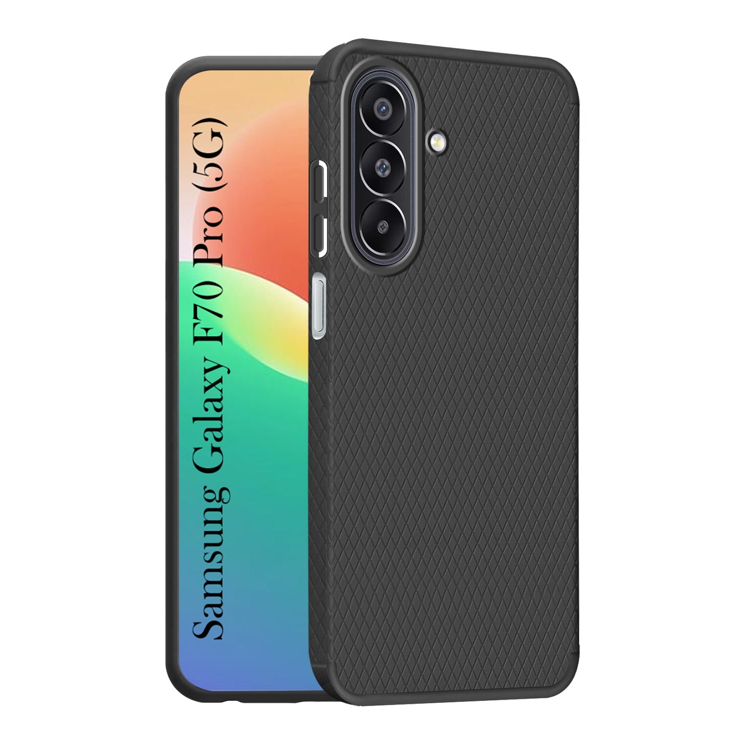For Samsung Galaxy F70 Pro 5G Back Cover Case Liquid Silicone (Camera Protection | Side Grip Texture | Soft and Flexible)