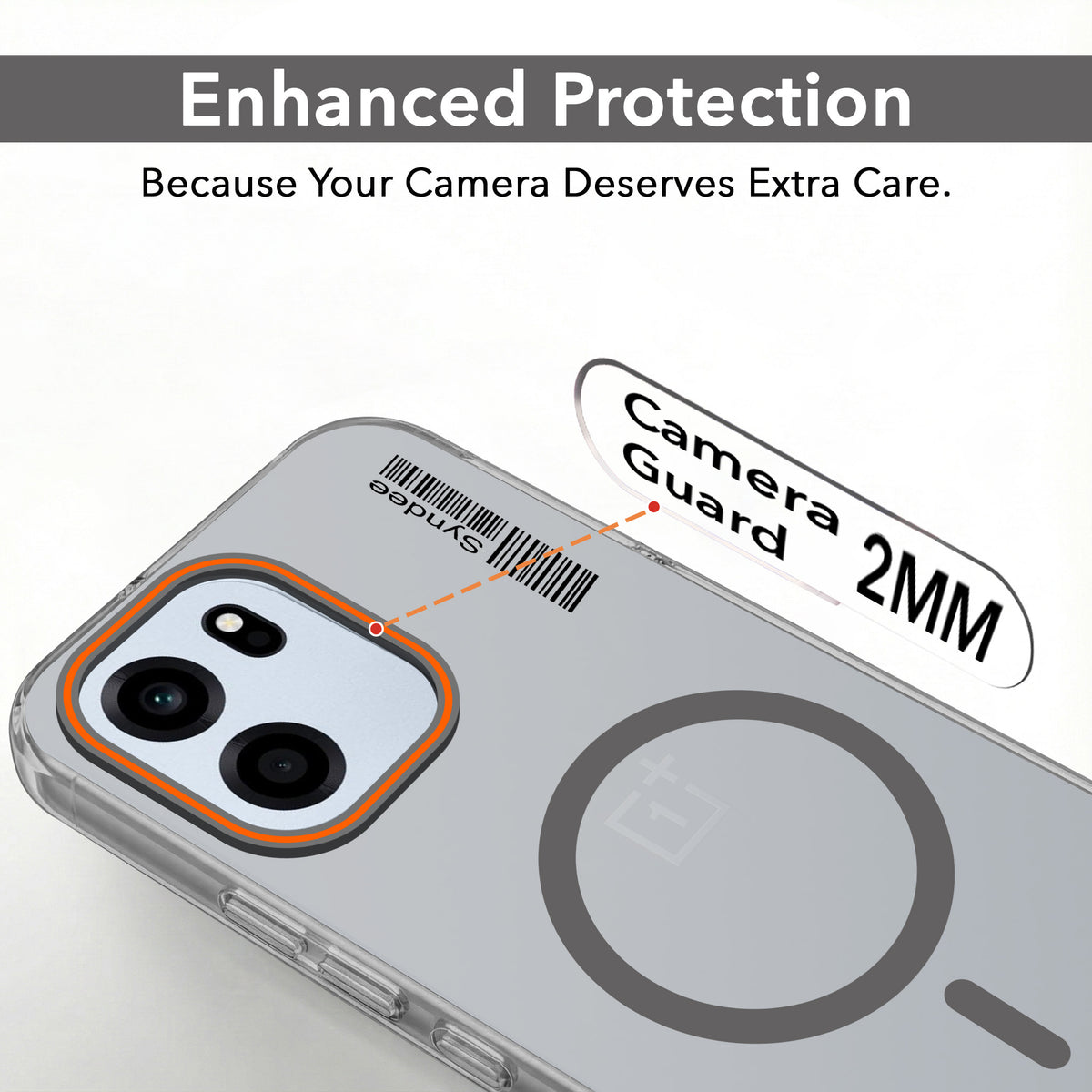 For Oneplus Nord CE 6 Back Cover Case (Soft Touch | Camera Bump Protection | MagSafe Compatible | Matte Finish)