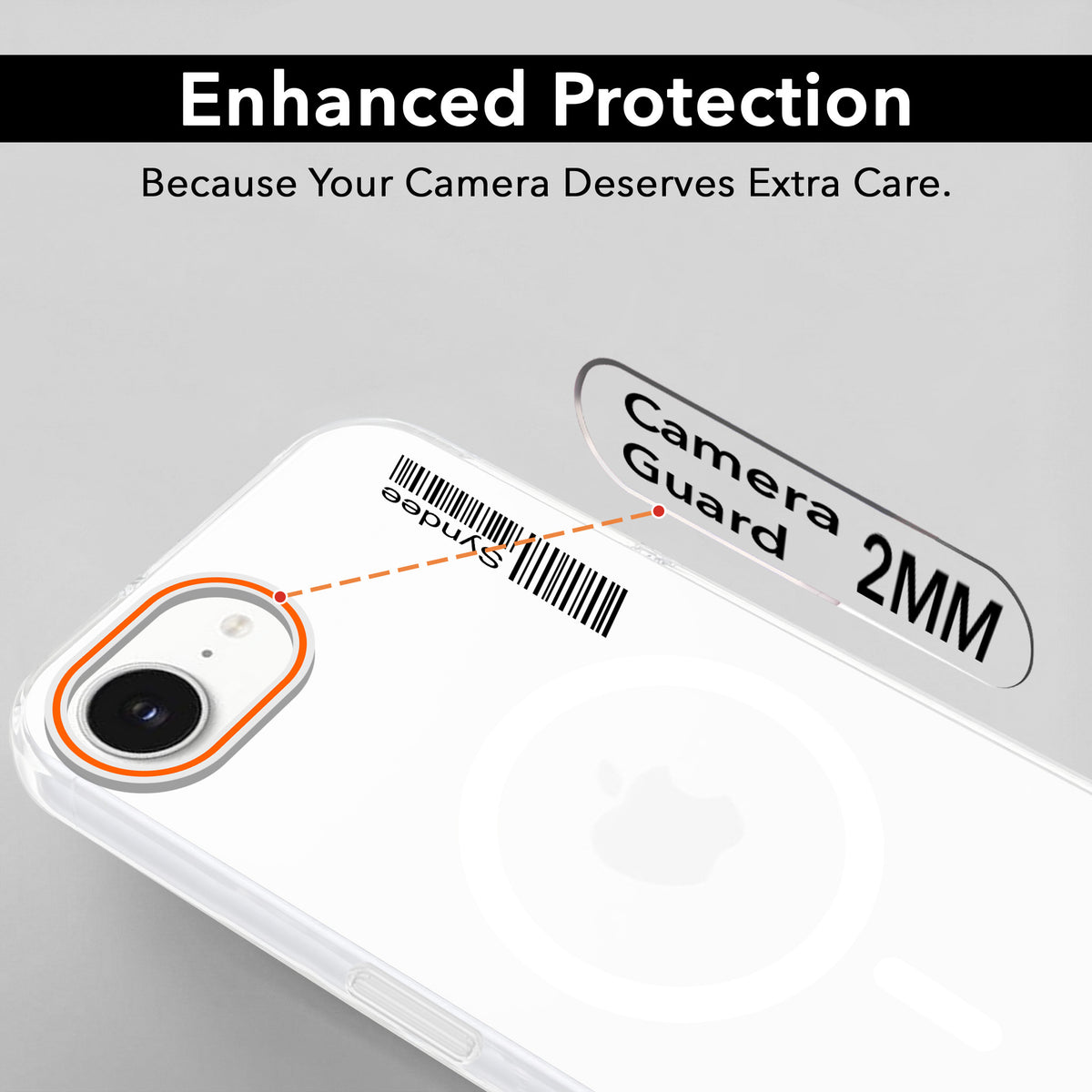For Apple iPhone 16e | iPhone 17e Back Cover Case (Soft Touch | Camera Bump Protection | MagSafe Compatible | Matte Finish)
