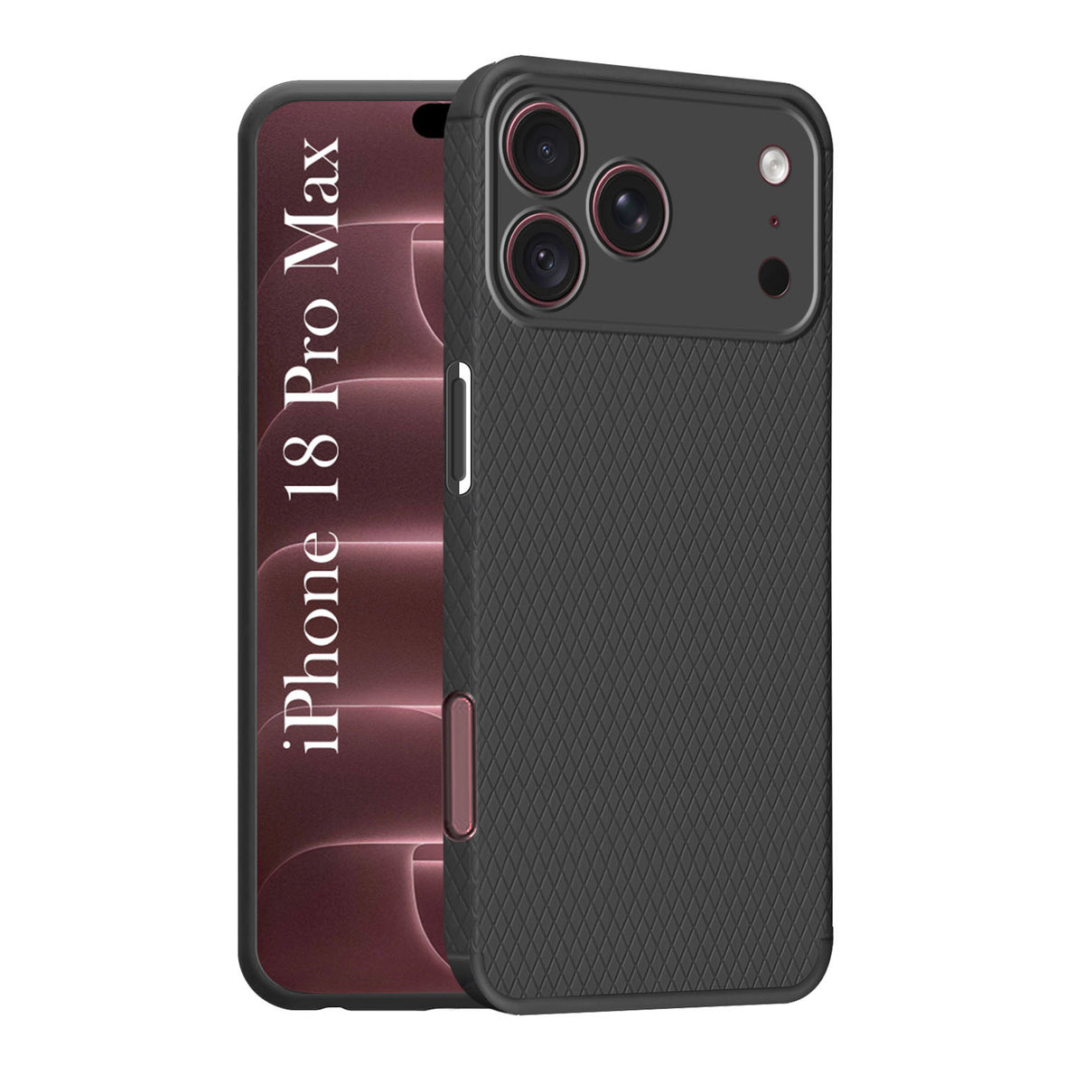 For Apple iPhone 18 Pro Max Back Cover Case  (Liquid Silicone | Side Grip | Camera Protection)