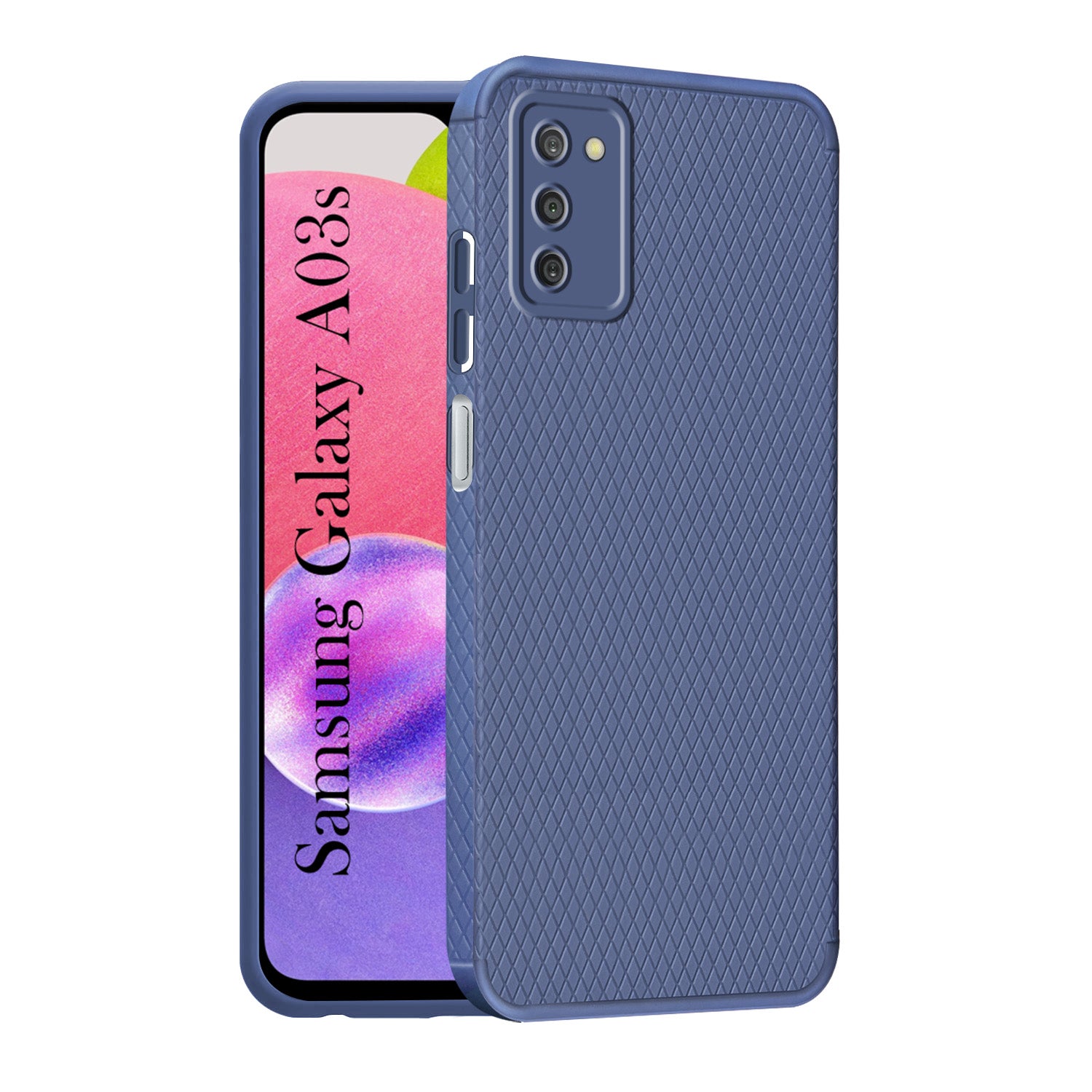 For Samsung Galaxy A03s Back Cover Case Liquid Silicone (Camera Protection | Side Grip Texture | Soft and Flexible) (Copy)