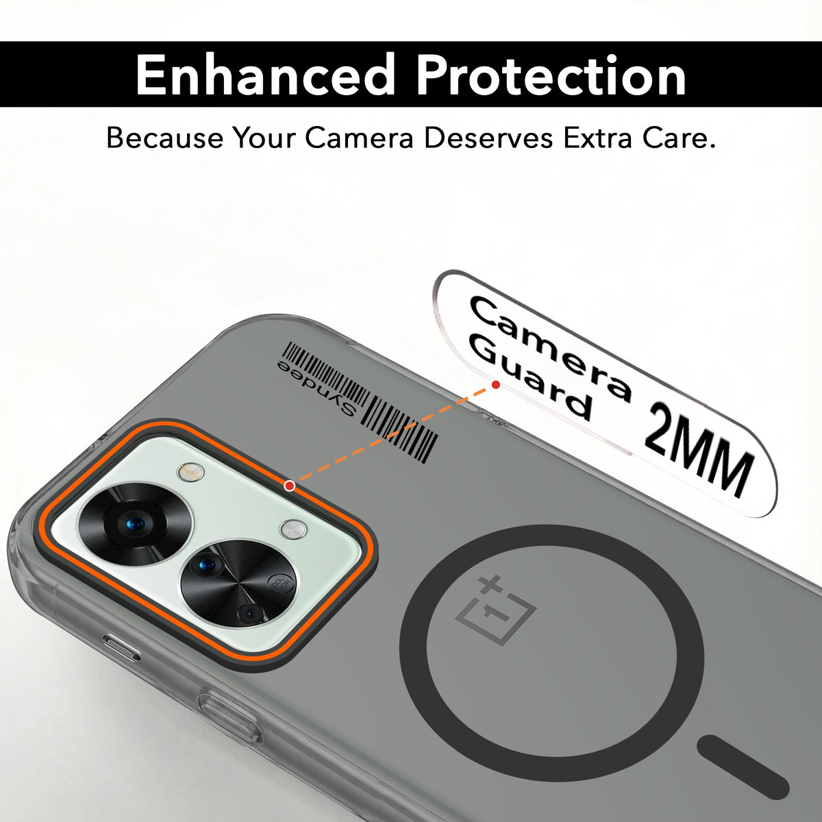 For OnePlus Nord 2T 5G Back Cover Case (Soft Touch | Camera Bump Protection | MagSafe Compatible | Matte Finish)