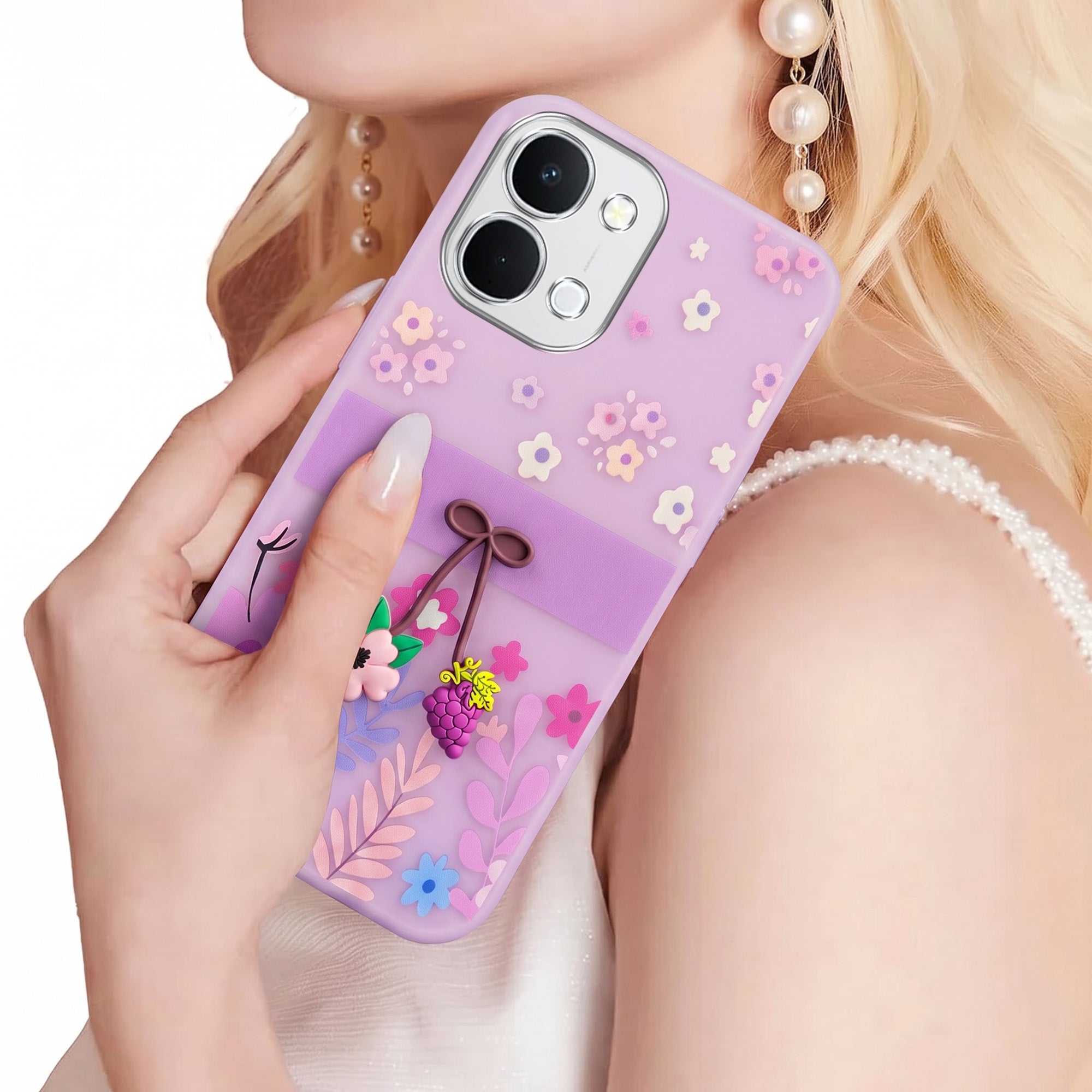 For Vivo Y51 Pro 5G | Vivo T5x Back Cover Case (3D Cute Cartoons | Hard Back Side Soft | Matte Premium Finish | HD Printing)