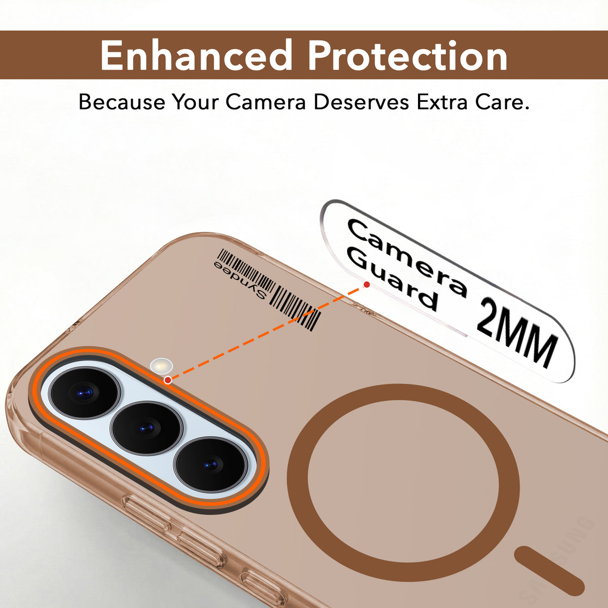For Samsung Galaxy S26 5G Back Cover Case (Soft Touch | Camera Bump Protection | MagSafe Compatible | Matte Finish)