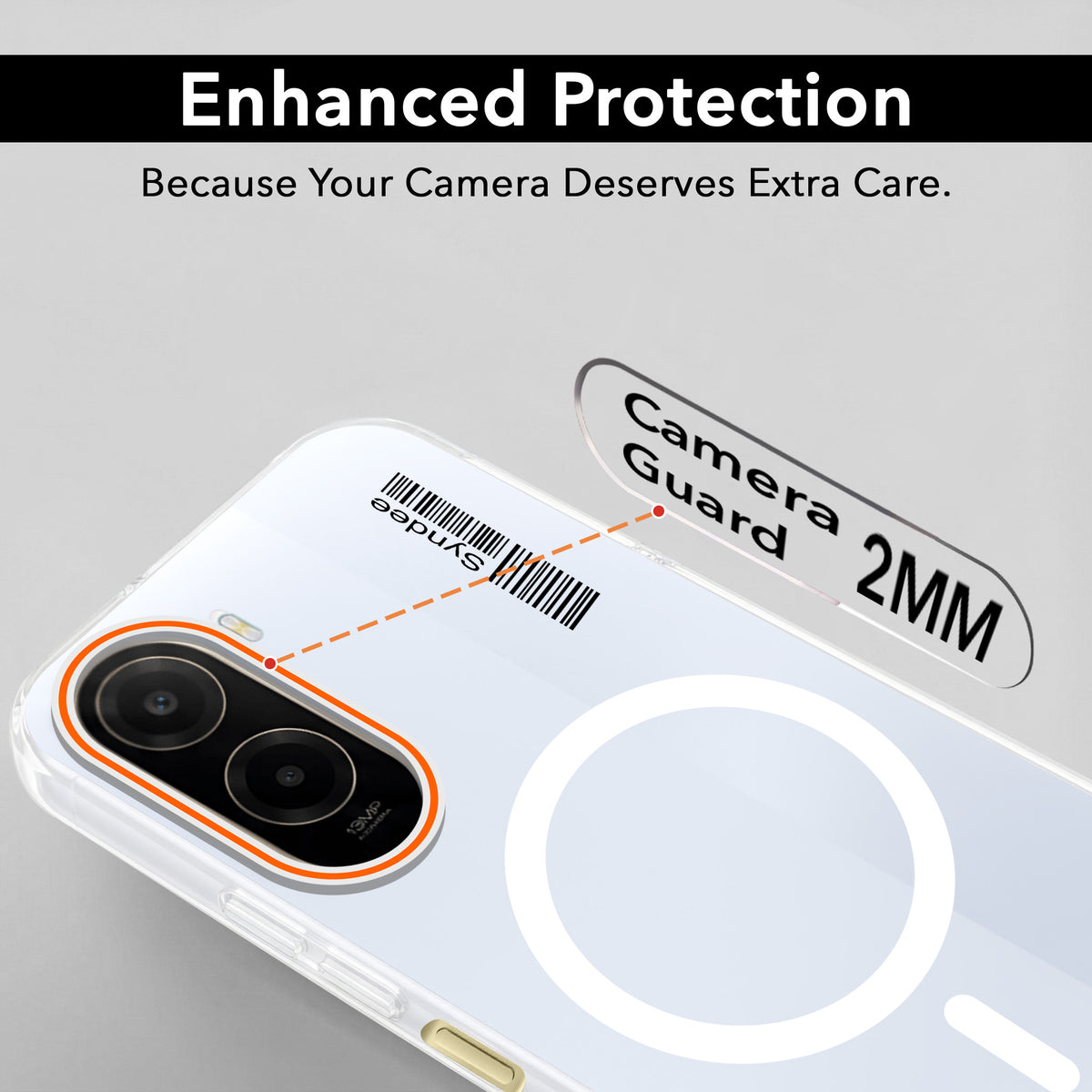 For Poco C81 5G Back Cover Case (Soft Touch | Camera Bump Protection | MagSafe Compatible | Matte Finish)